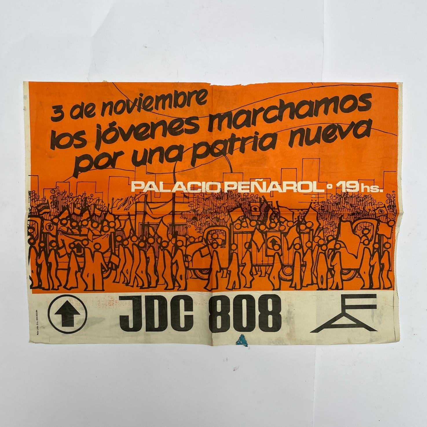6 afiches electorales Partido Demócrata Cristiano FA 1984 - Imagen 4