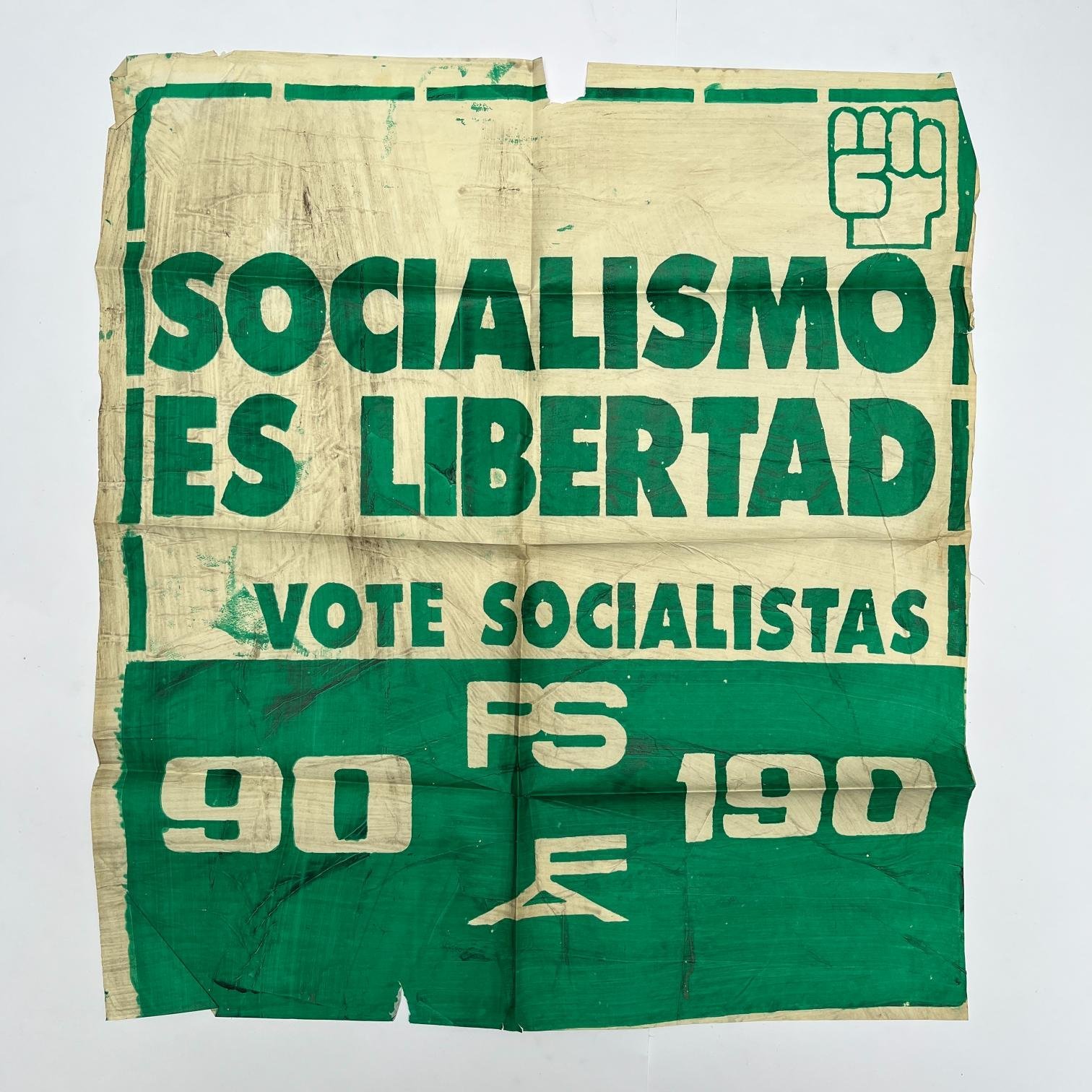6 afiches electorales Partido Socialista 1984 - Imagen 2