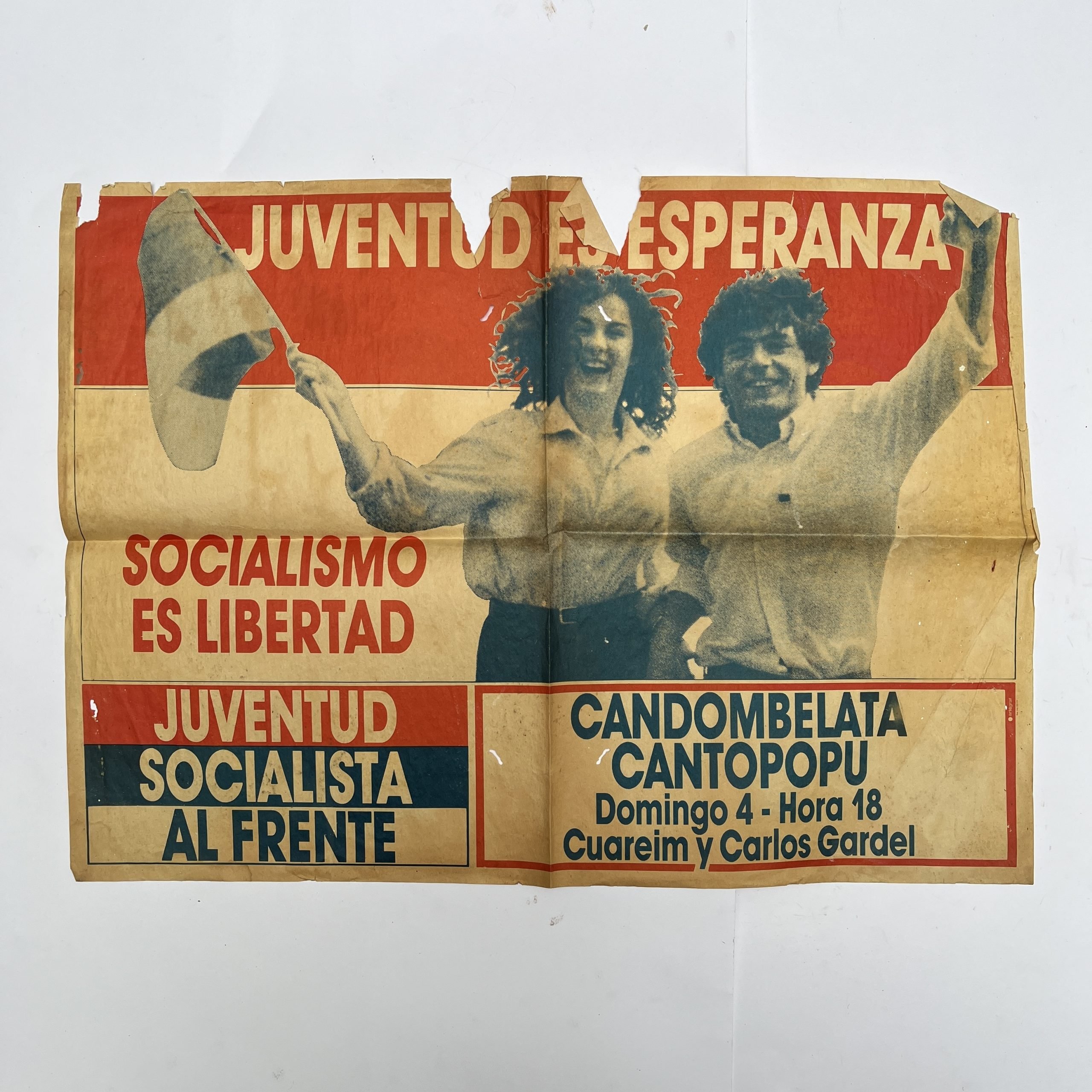 6 afiches electorales Partido Socialista 1984 - Imagen 4