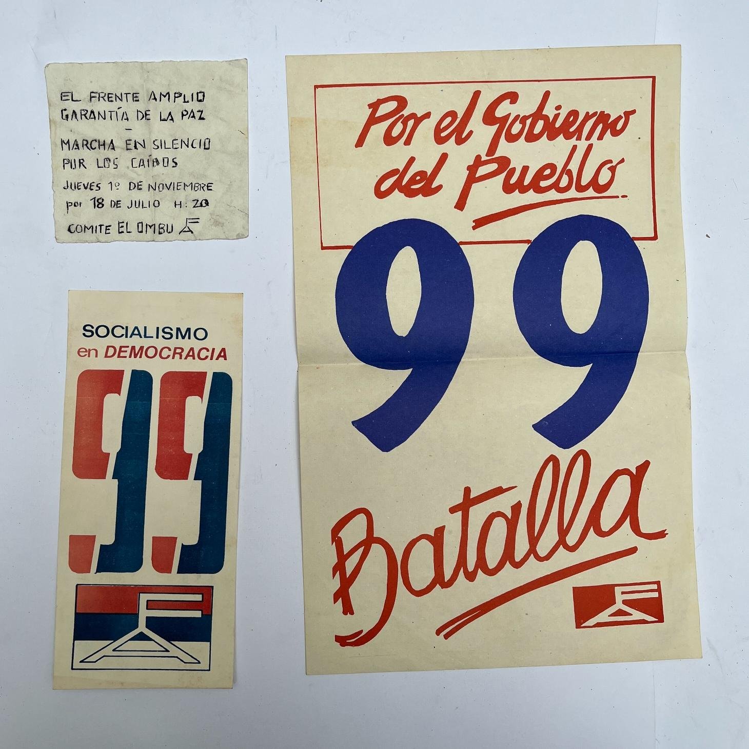 18 afiches electorales Frente Amplio 1984 - Imagen 13