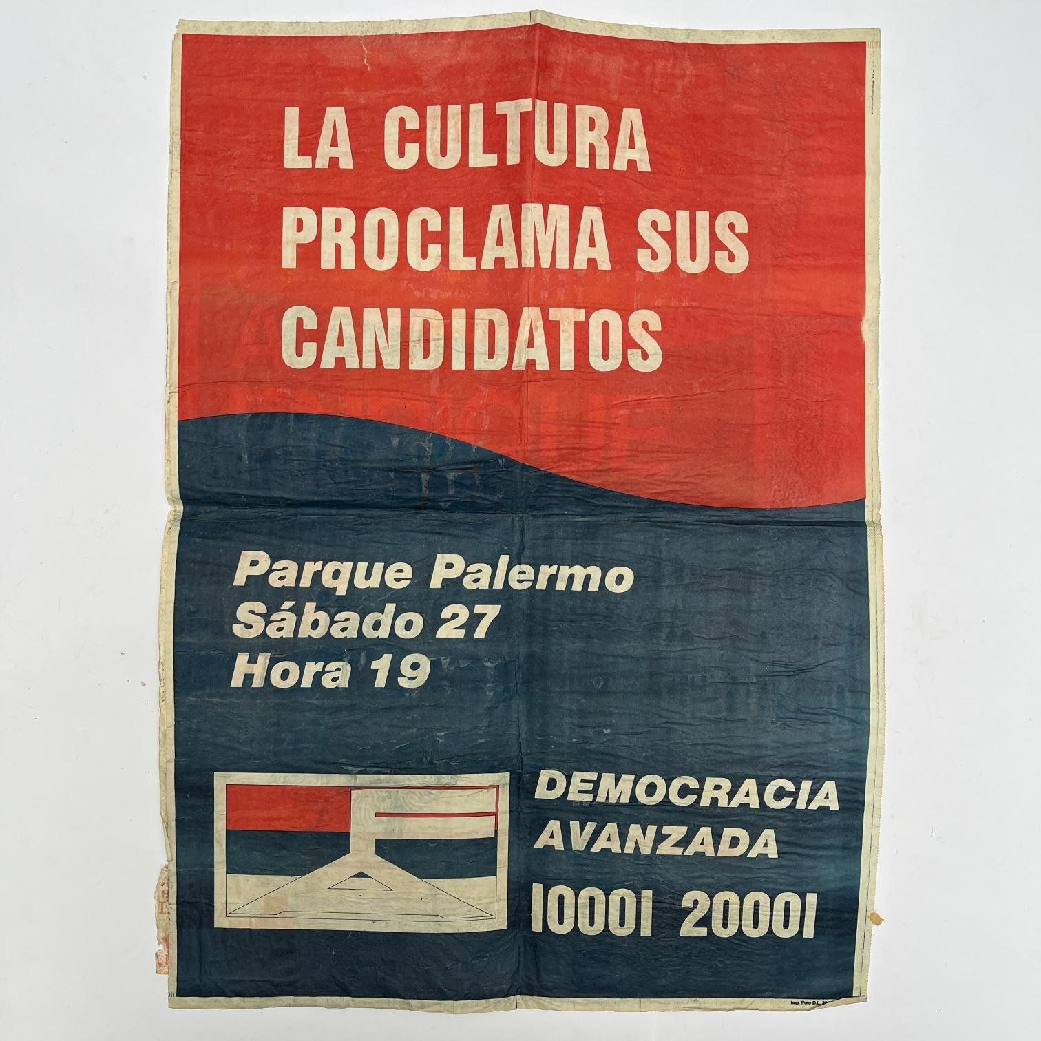 13 afiches electorales Democracia Avanzada (Partido Comunista) 1984 - Imagen 2