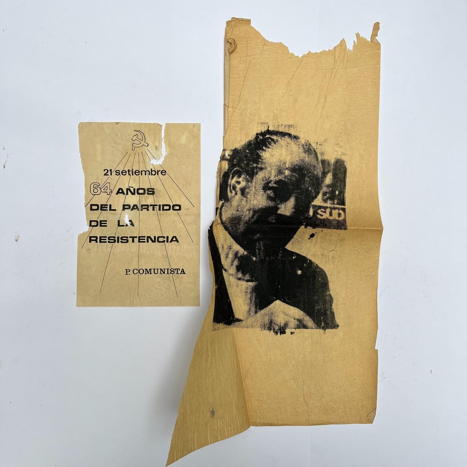 13 afiches electorales Democracia Avanzada (Partido Comunista) 1984 - Imagen 11