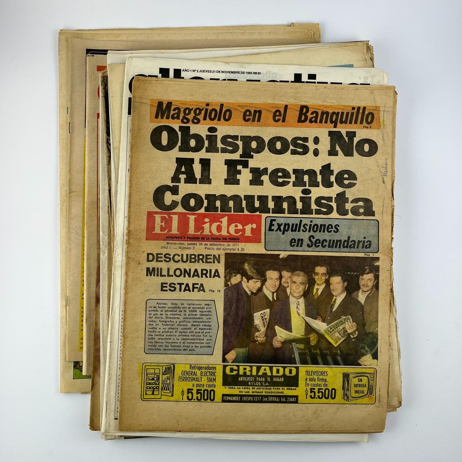 18 ejemplares número 1 de semanarios y suplementos 1960 1970 1980