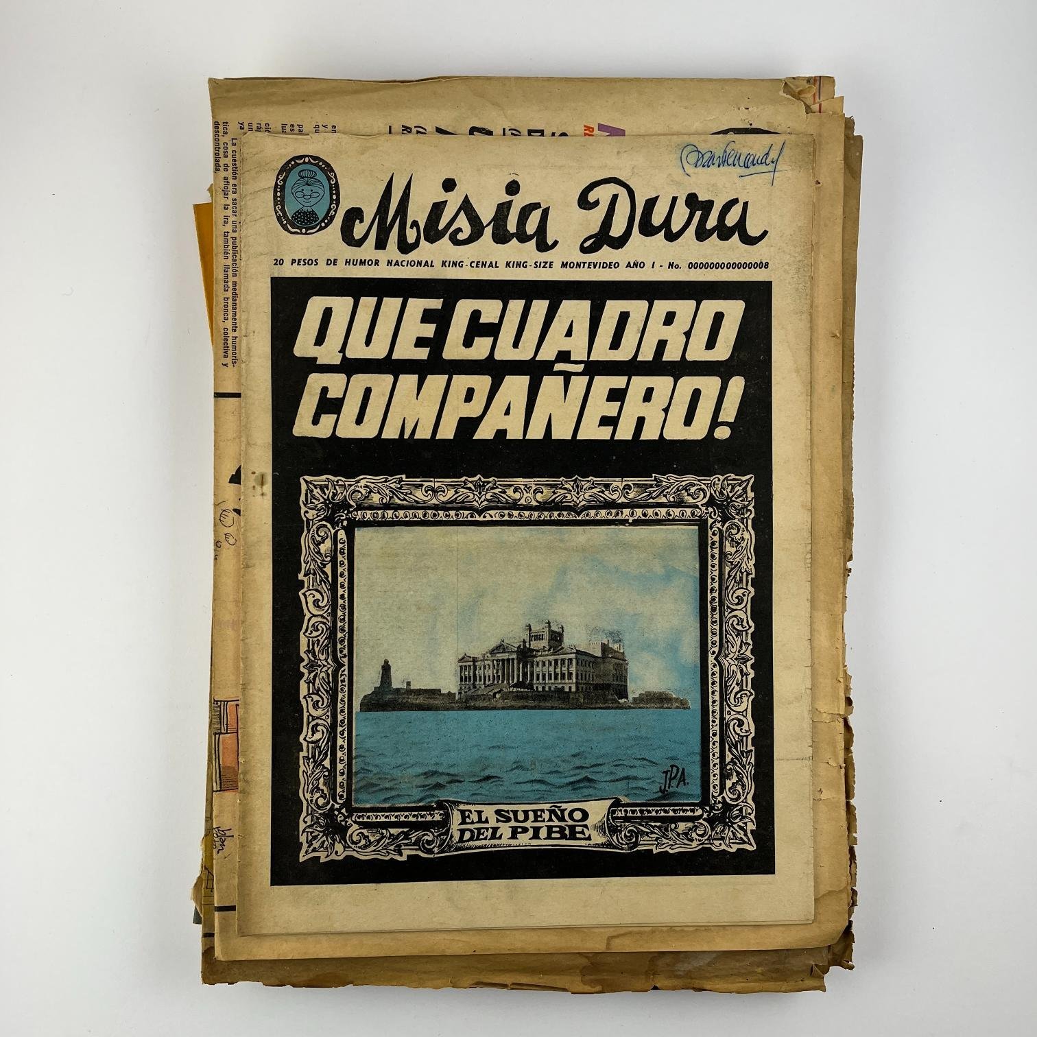 23 ejemplares de Misia Dura suplemento de humor de El Popular 1969