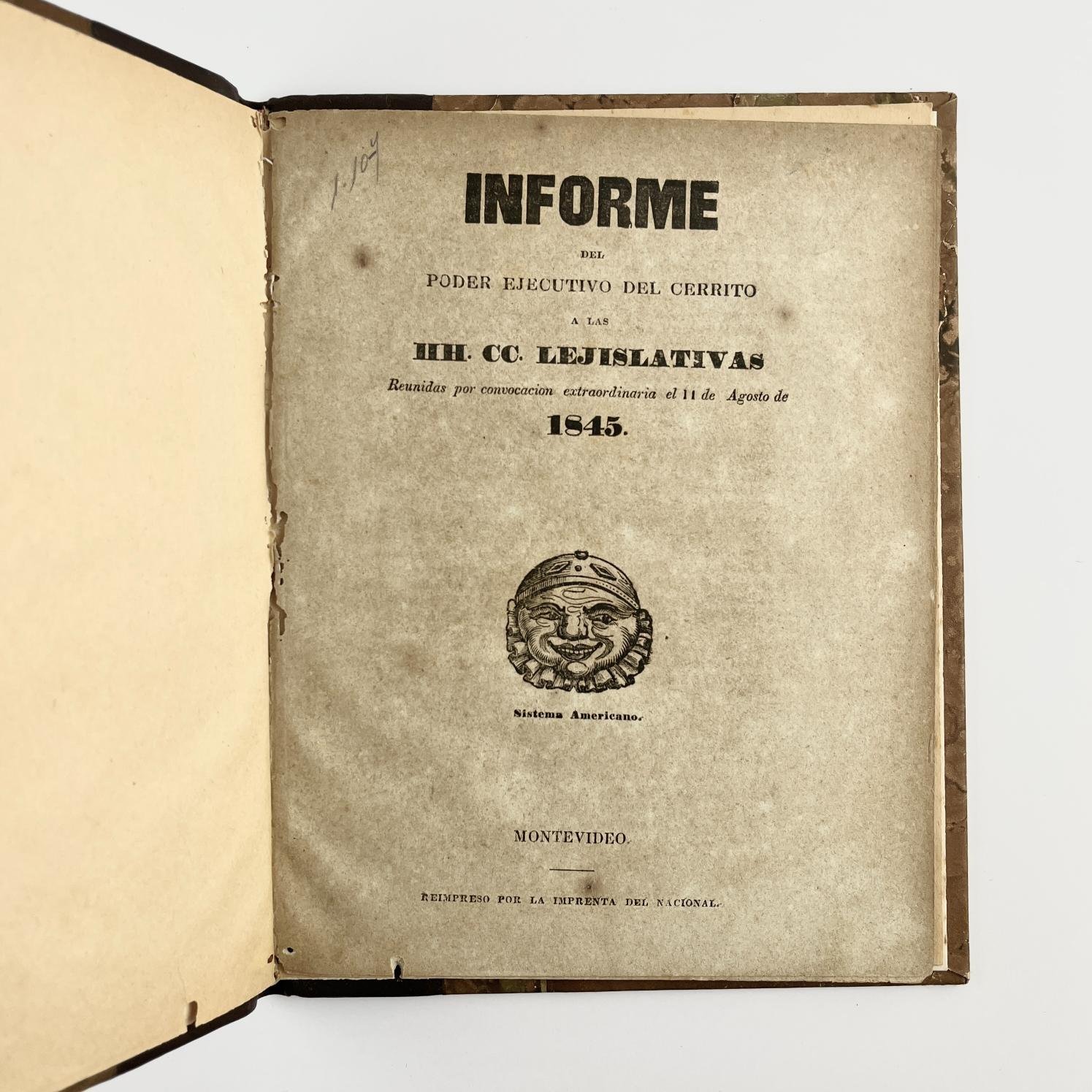 MANUEL ORIBEInforme del Poder Ejecutivo a las Honorables Cámaras sobre el estado de la Hacienda PúblicaAcompañado por: MANUEL ORIBE: Mensage del Poder Executivo Acompañado por: MANUEL ORIBE: Informe del Poder Ejecutivo del Cerrito a las HH. CC. Lejislativas - Imagen 3