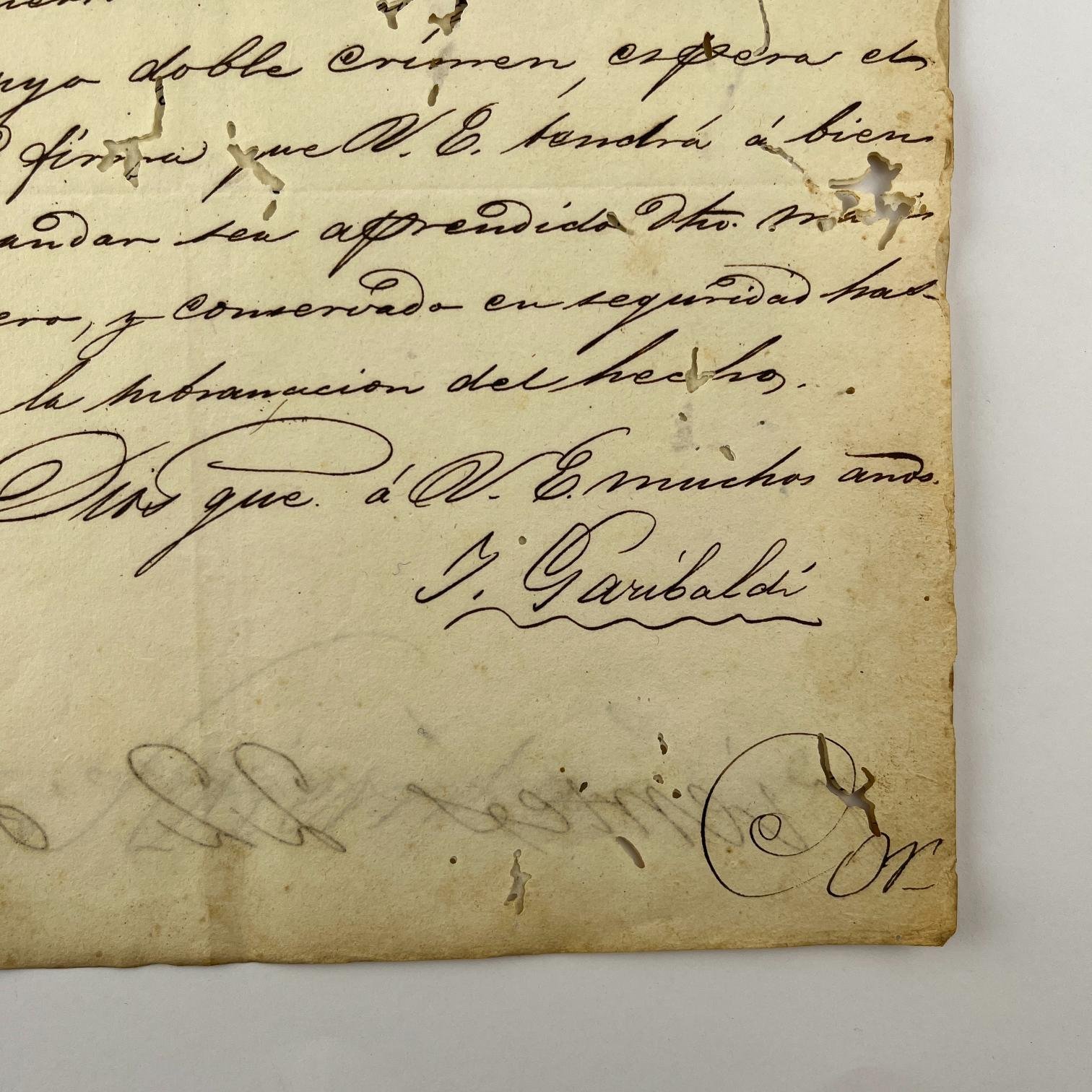 MANUEL A. FERRÉ - GIUSEPPE GARIBALDI ¡Patria! ¡Libertad! ¡Constitución! Decreto - Imagen 2