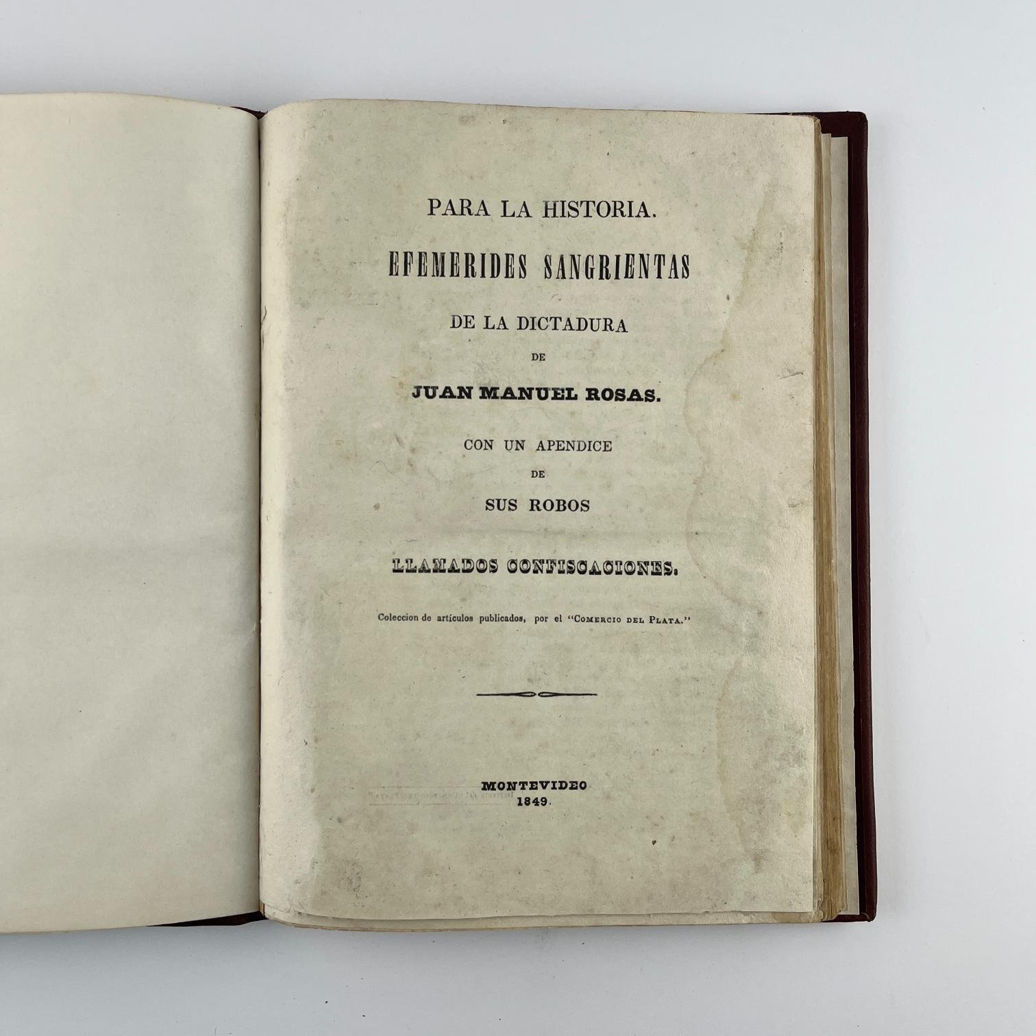 Efemérides Sangrientas de la dictadura de Juan Manuel de Rosas