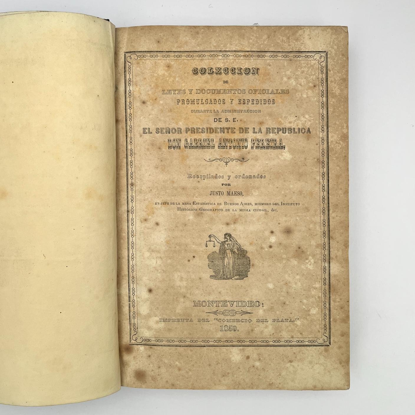 JUSTO MAESO
La última de las rebeliones en la República Oriental Acompañado por:
Documentos Oficiales referentes a los sucesos en Tacuarembó Acompañado por:
GABRIEL ANTONIO PEREIRA: Colección de Leyes y Documentos Oficiales promulgados y espedidos (sic) durante la administración de S. E. el Señor Presidente de la República Don Acompañado por:
Documentos relativos a la Pacificación de la República. - Imagen 2