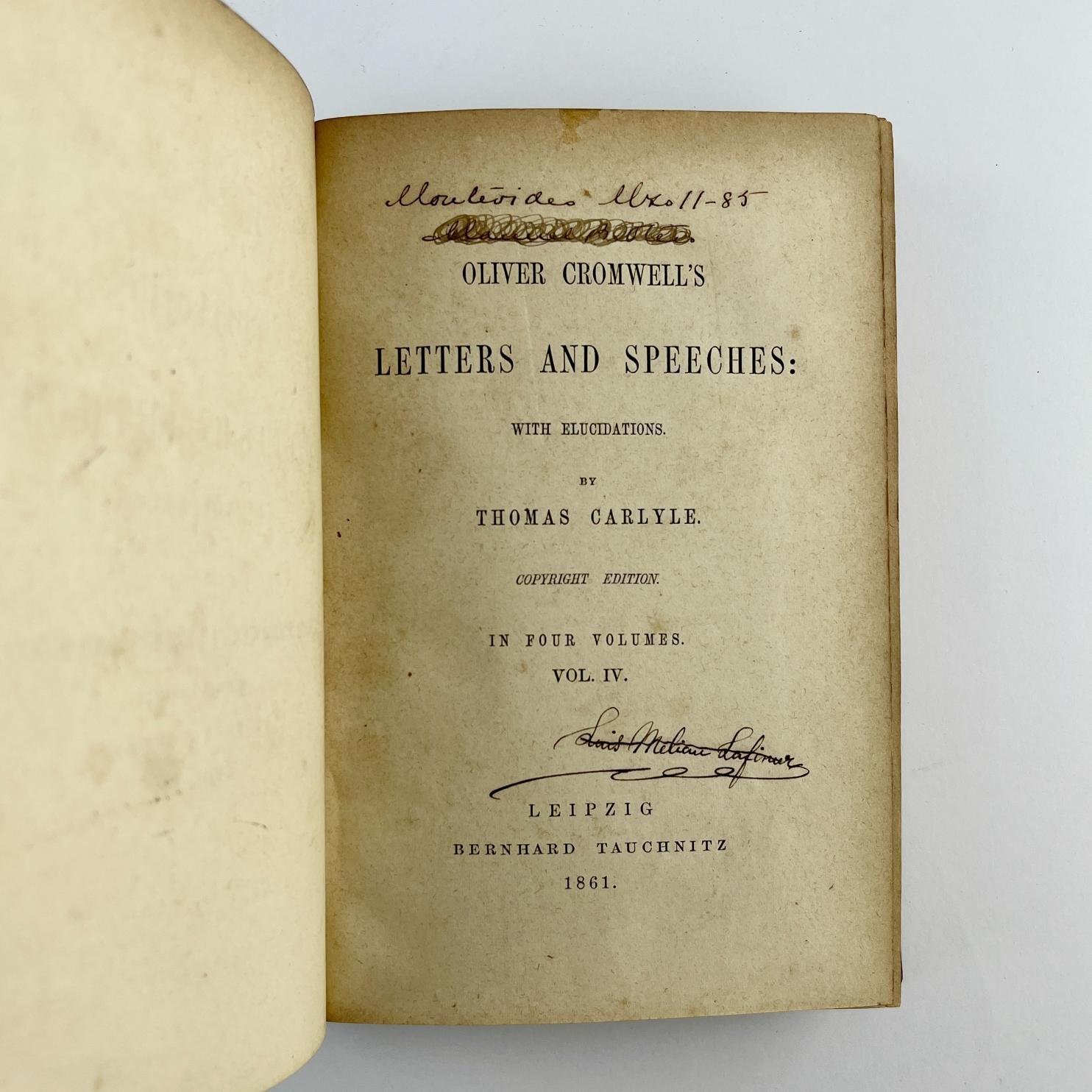 OLIVER CROMWELL
Letters and speeches: with elucidations by Thomas Carlyle - Imagen 2
