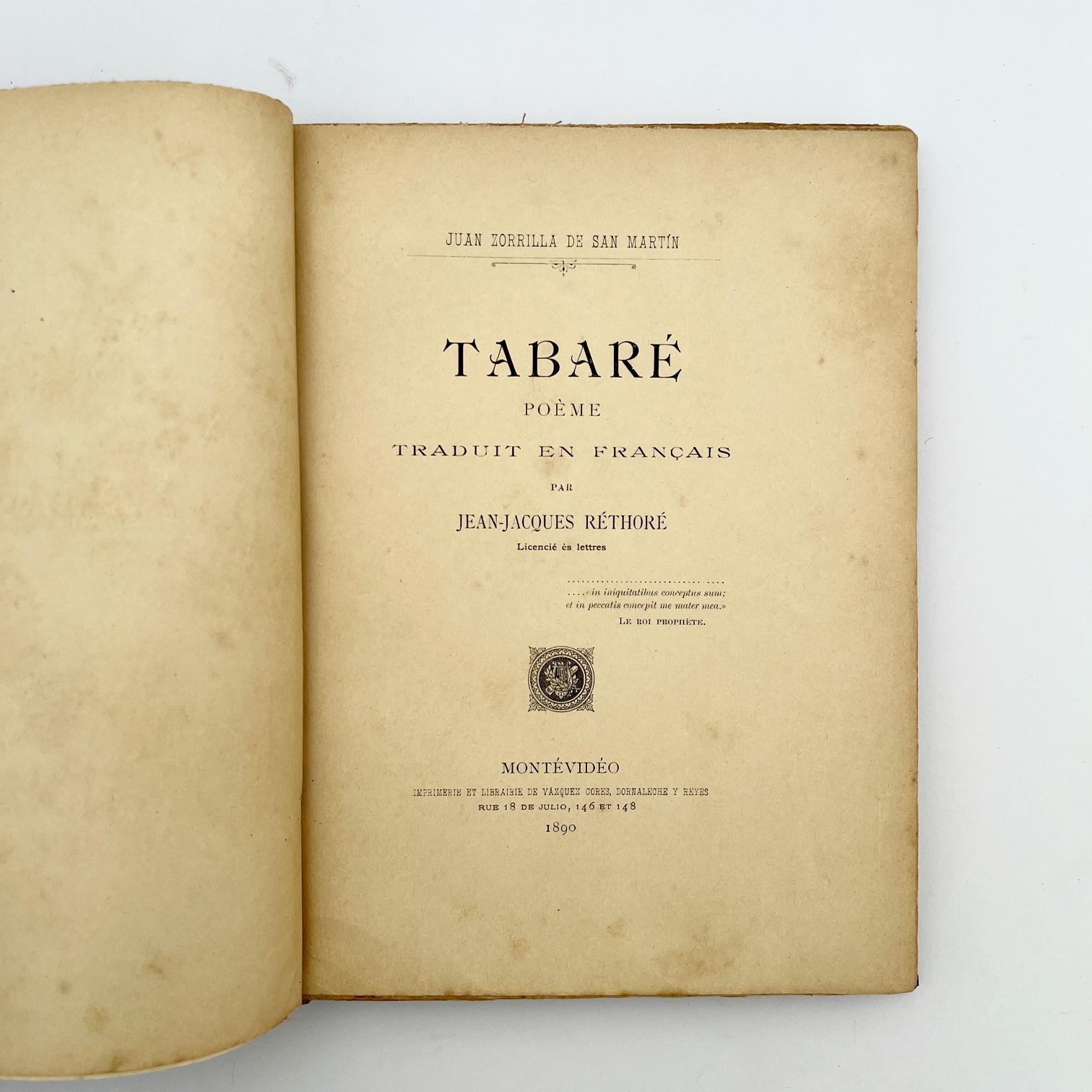 JUAN ZORRILLA DE SAN MARTÍN
Leyenda patria Acompañado por:
JUAN ZORRILLA DE SAN MARTÍN: Tabaré