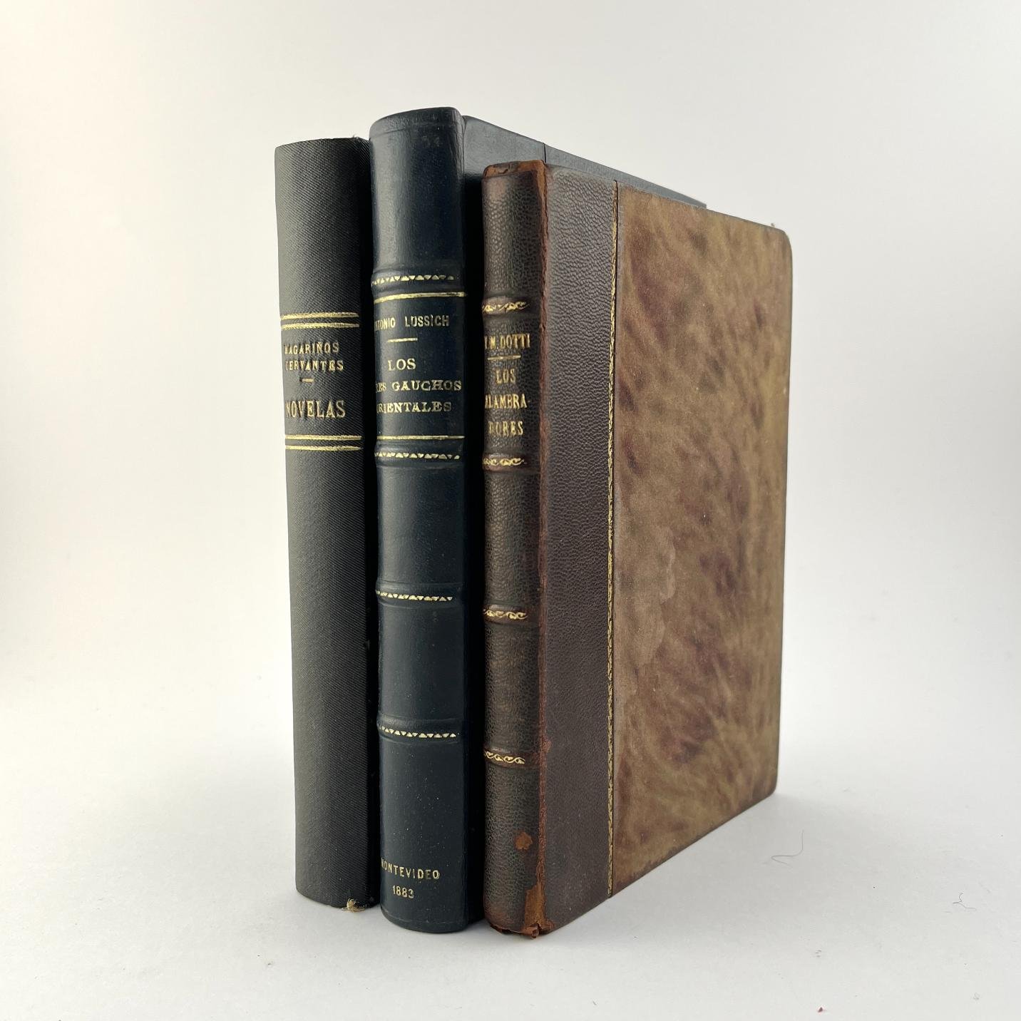 ANTONIO LUSSICH
Los tres gauchos orientales y el matrero Luciano Santos. Acompañado por:
ALEJANDRO MAGARIÑOS CERVANTES: Caramurú. Acompañado por:
VICTOR M. DOTTI: Los alambradores