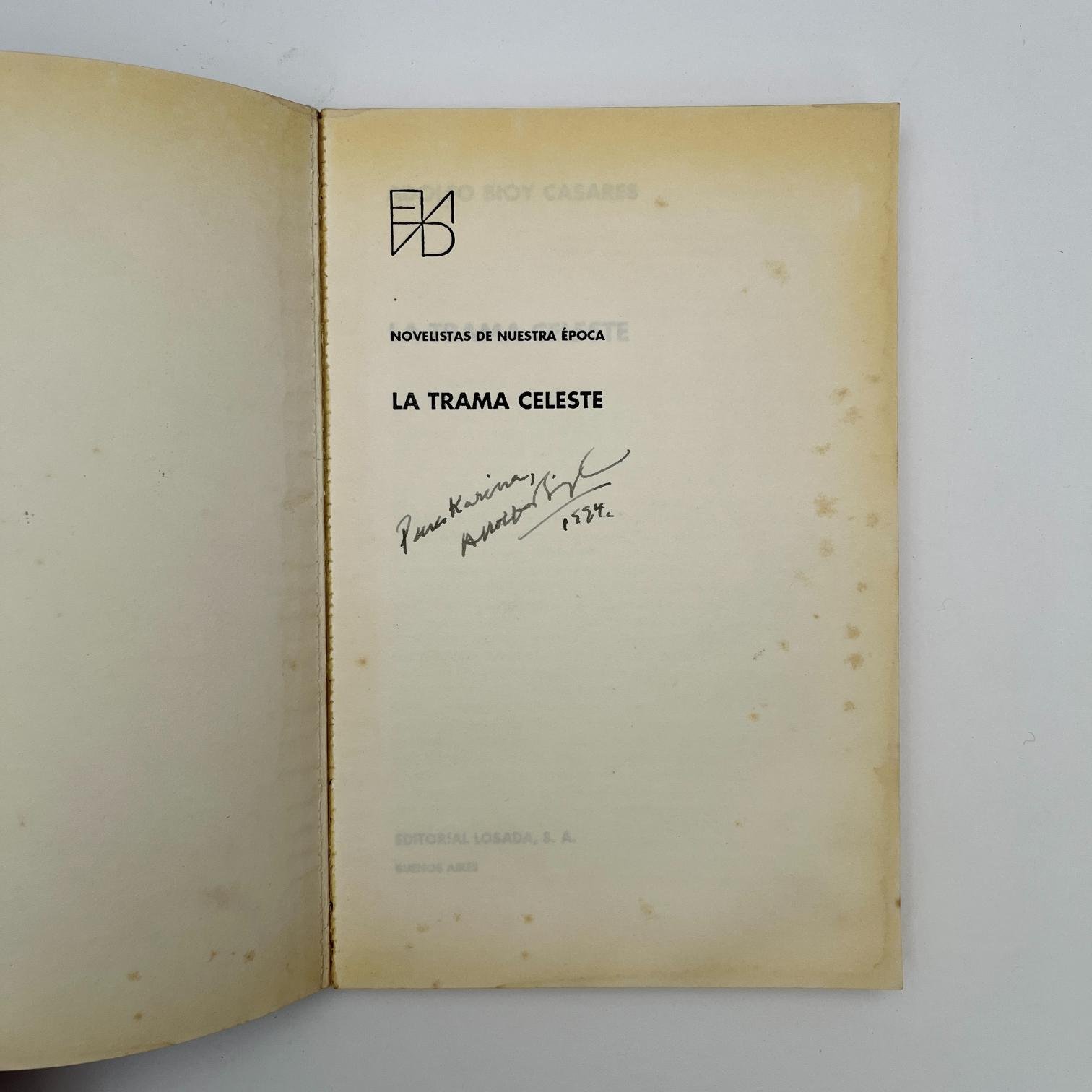 ADOLFO BIOY CASARESLa trama celeste - Imagen 2