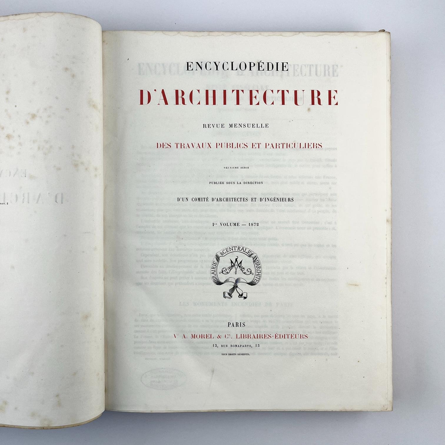 Encyclopédie D´Architecture
