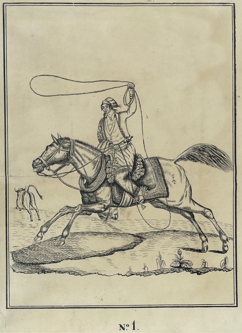 GREGORIO DE IBARRA
El gaucho enlazando