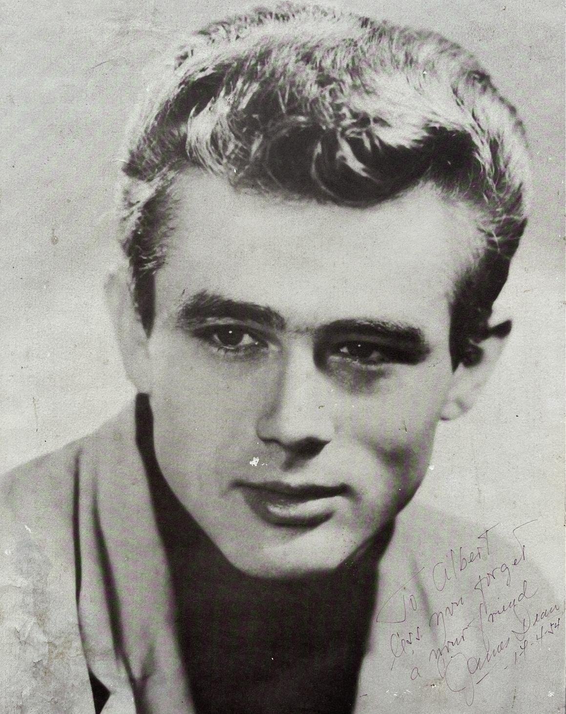 Retrato de James Dean