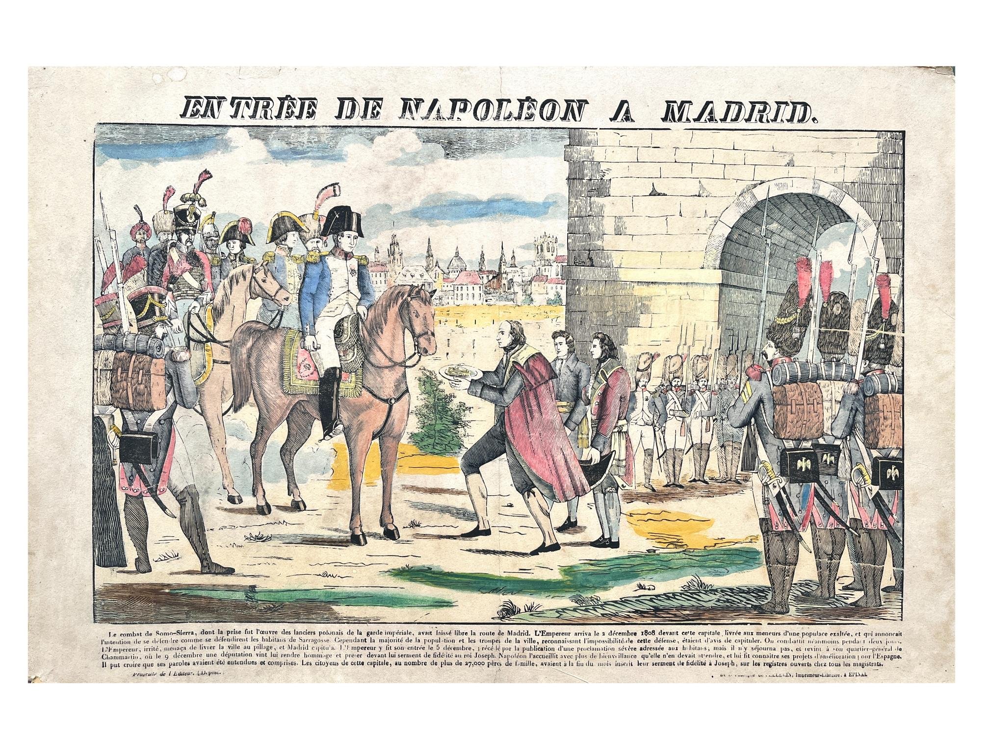 JEAN-CHARLES PELLERIN
Entrée de Napoléon a Madrid.