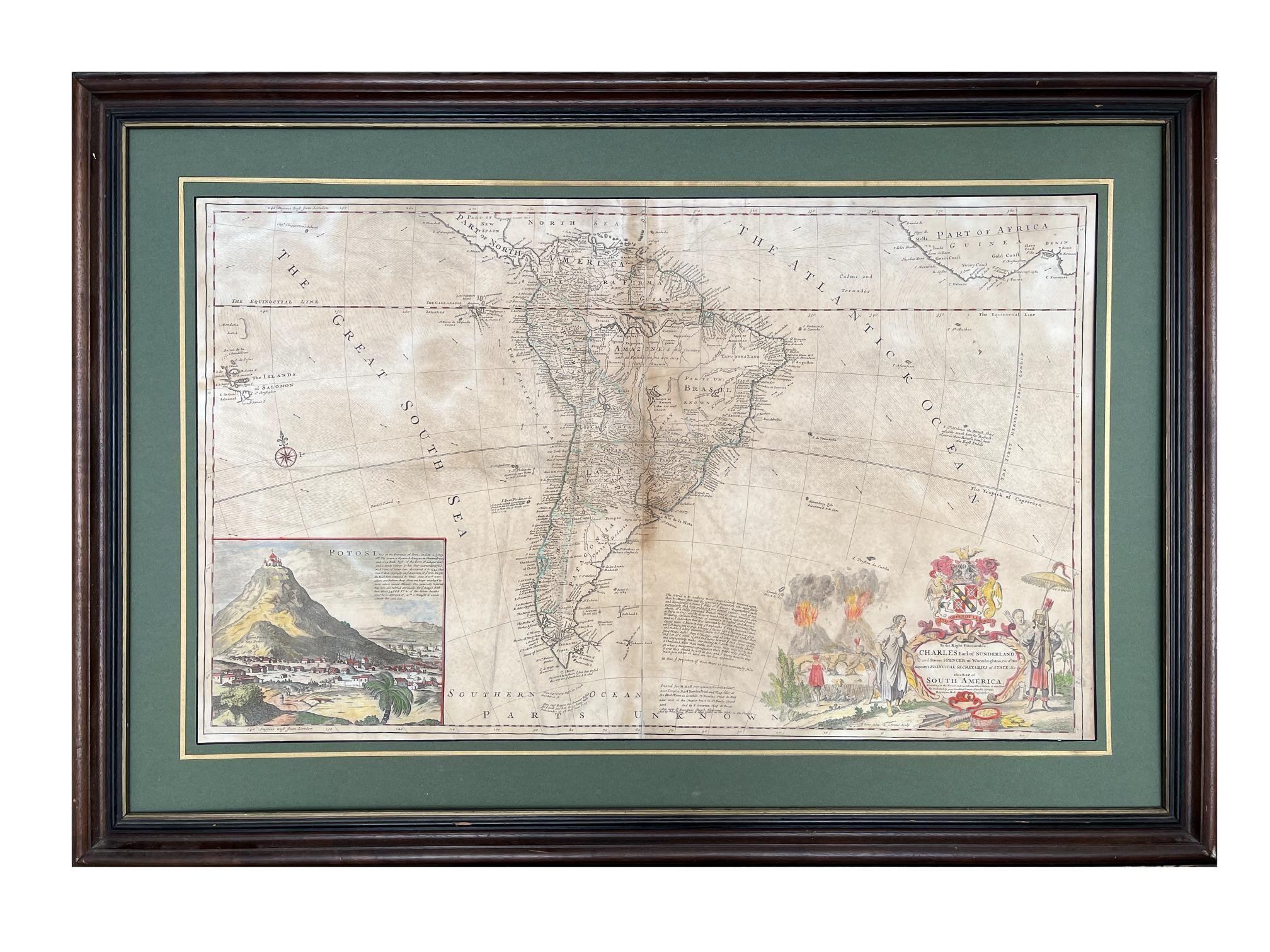 HERMAN MOLLMapa de Sudamérica.