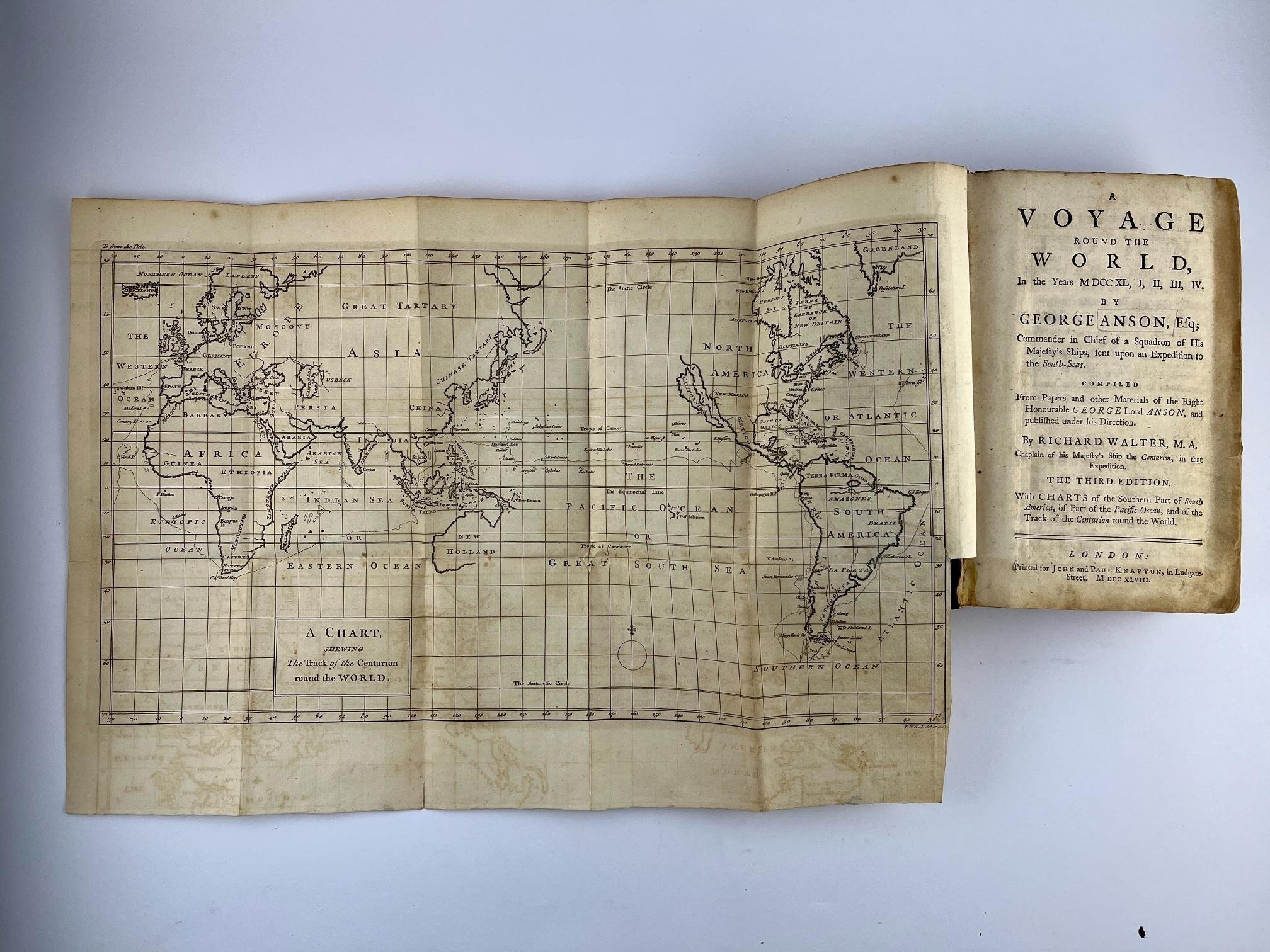 GEORGE ANSON
A Voyage round the World, in the Years 1740, I, II, III, IV