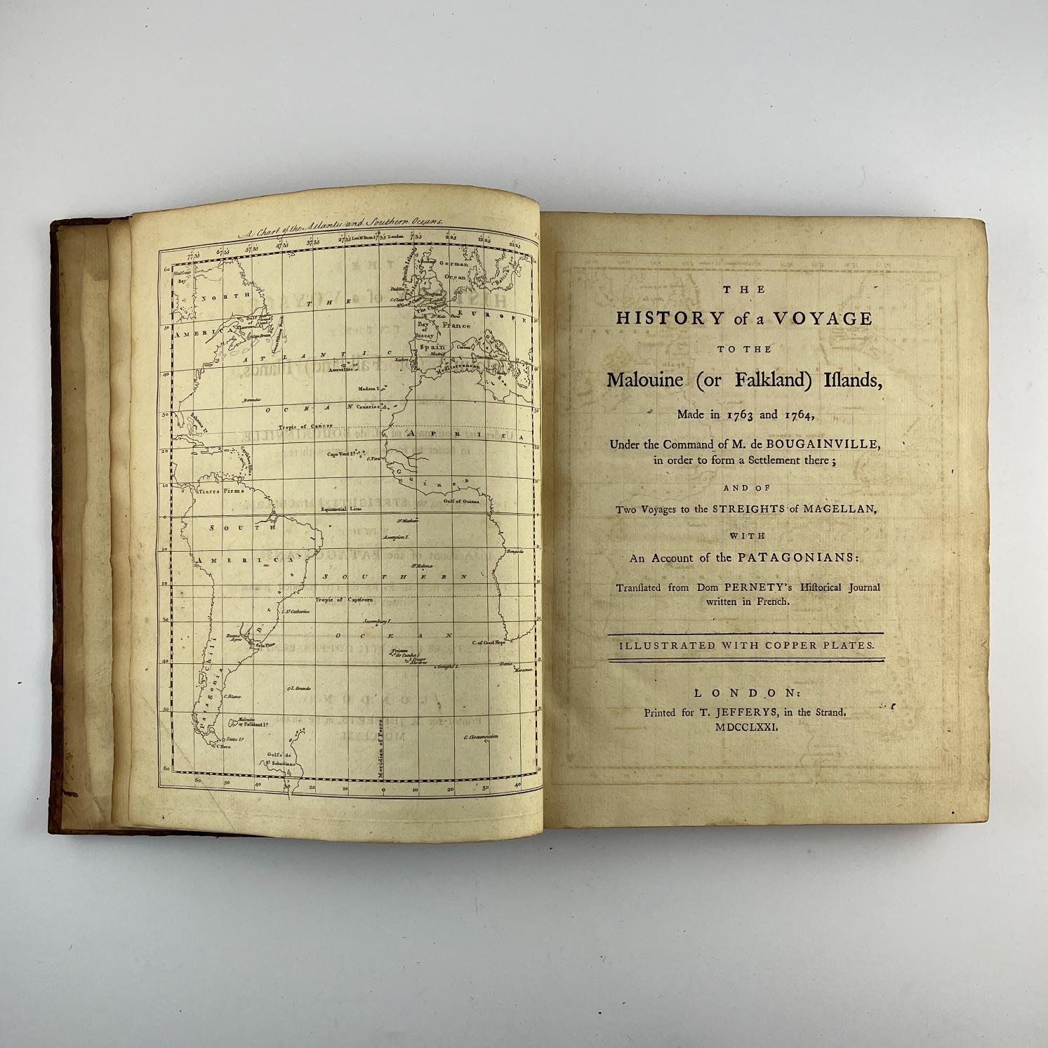 ANTOINE-JOSEPH PERNETY (BOUGANVILLE)The History of a Voyage to the Malouine (or Falkland) Islands