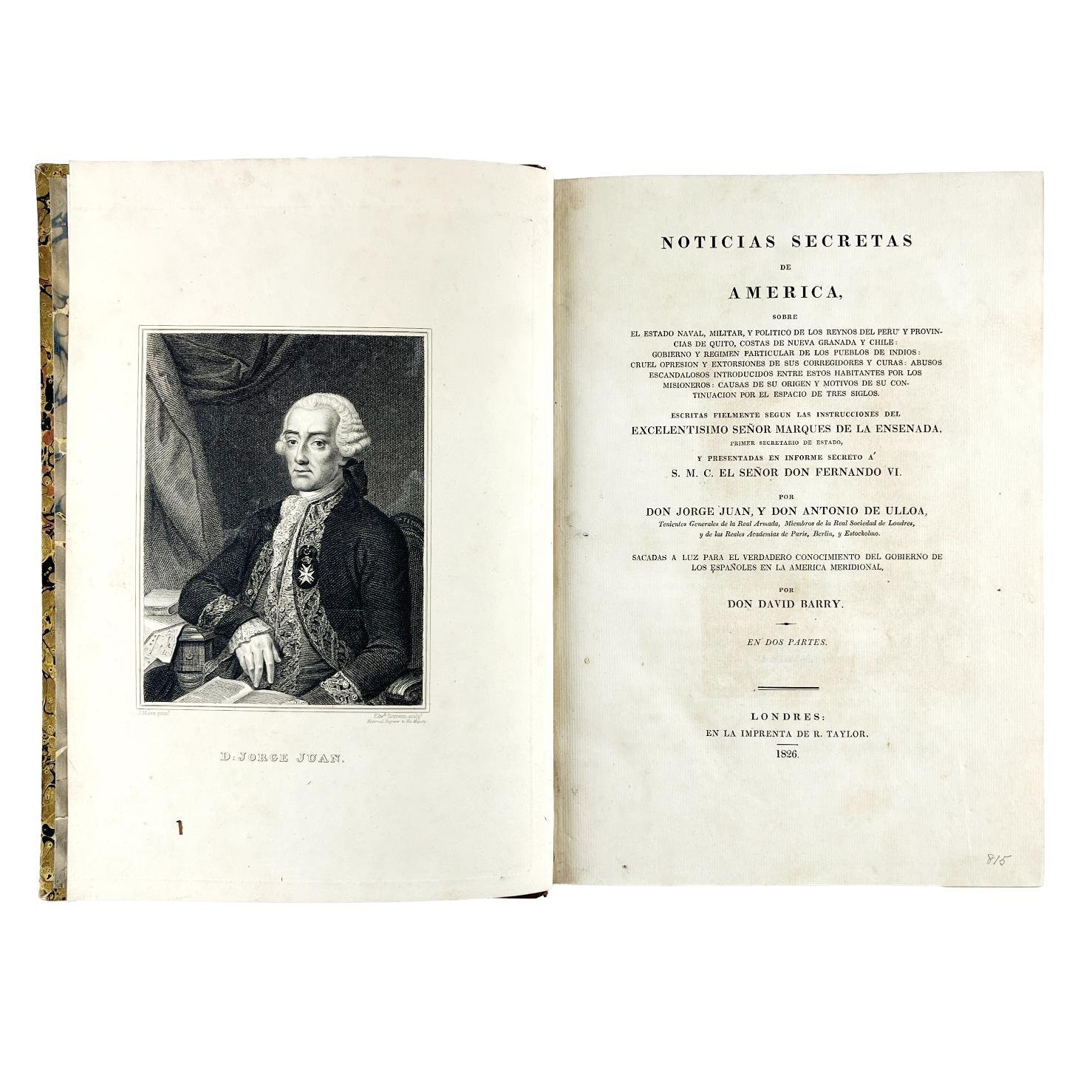 JORGE JUAN Y ANTONIO DE ULLOA
Noticias Secretas de América