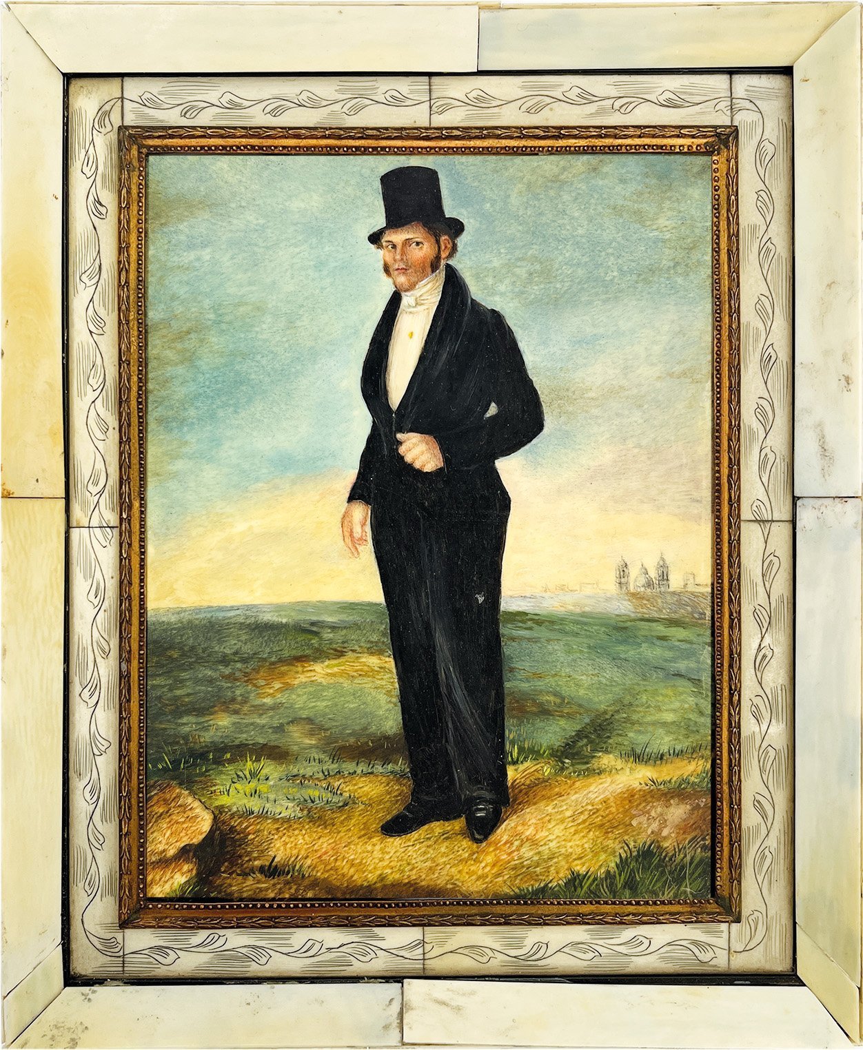 JUAN MANUEL BLANES. Retrato del Sr. José María Delgado