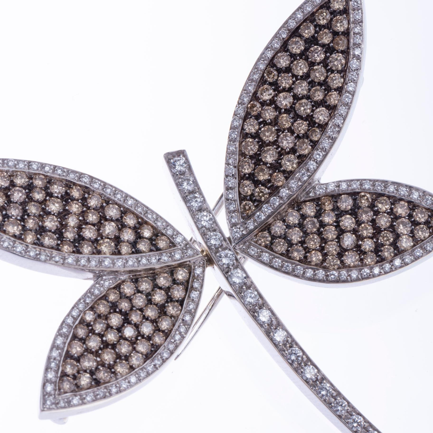 Prendedor oro 18 K y diamantes - Imagen 4