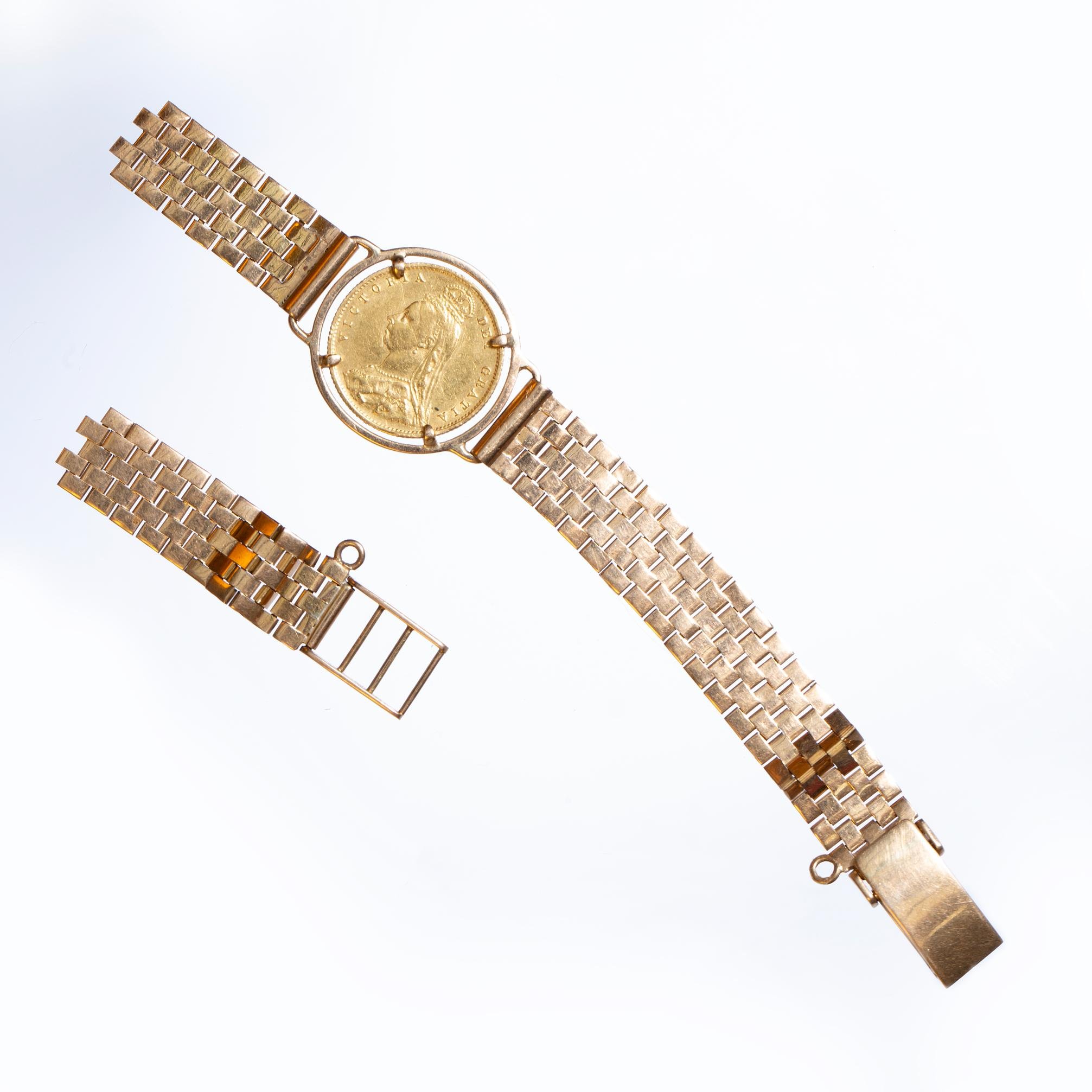 Pulsera oro 18 K amarillo y libra