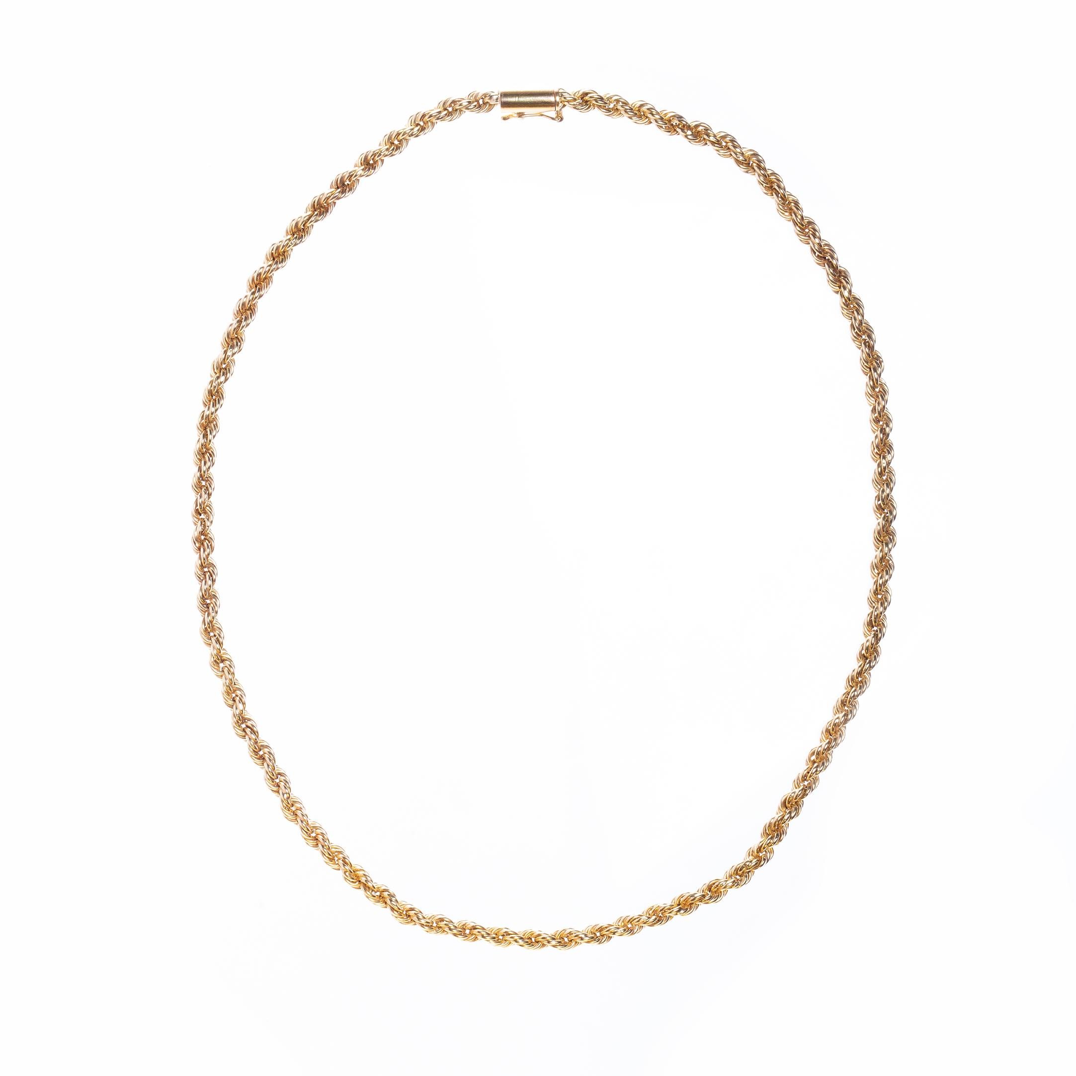 Cadena tourbillon oro 18 K amarillo