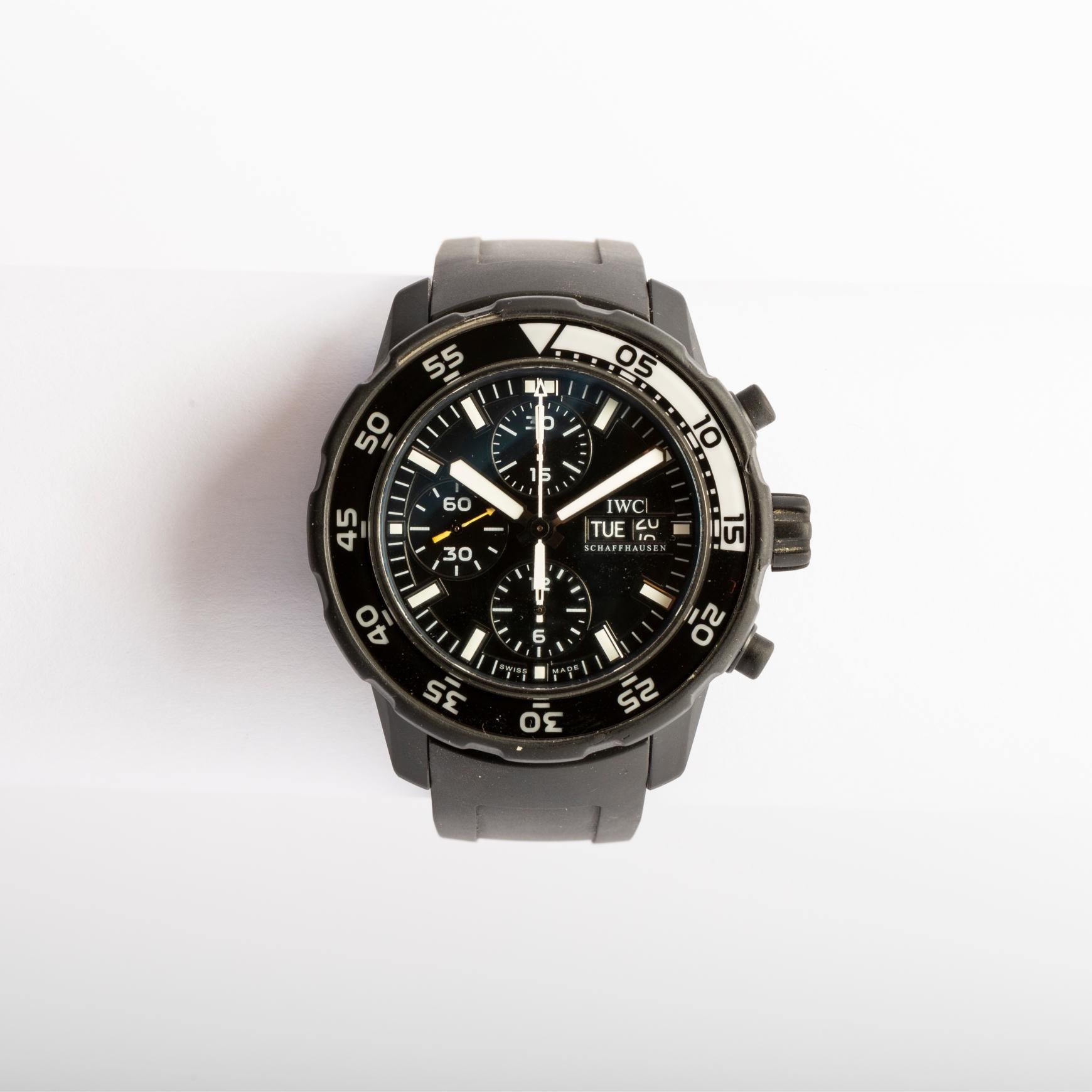 Reloj IWC modelo Acquatimer Chronograph edición Galápagos Charles Darwin