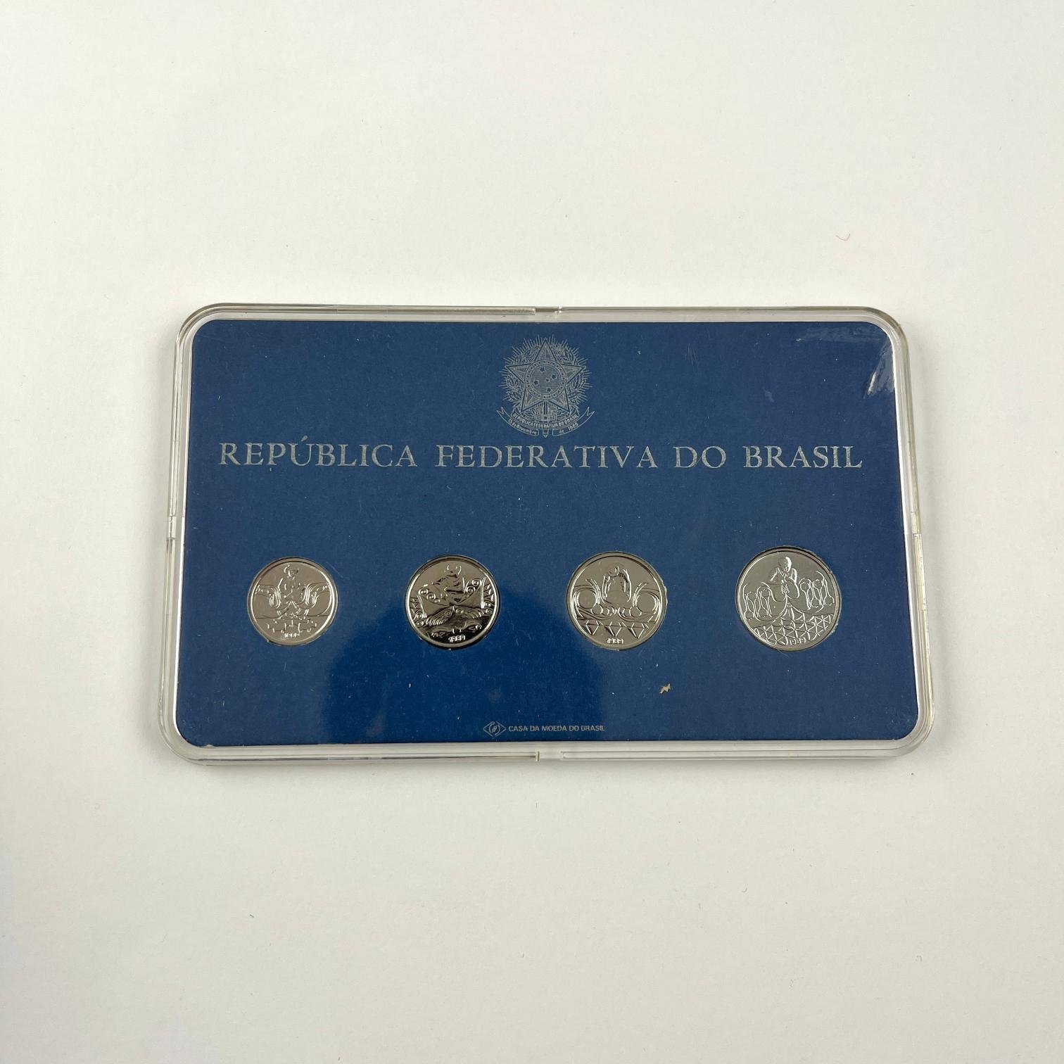 Set monedas brasileñas