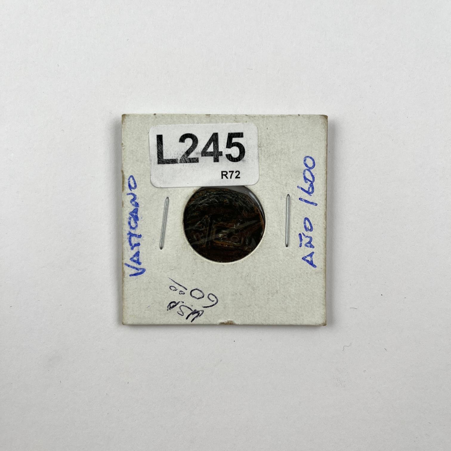 Moneda vaticana cobre