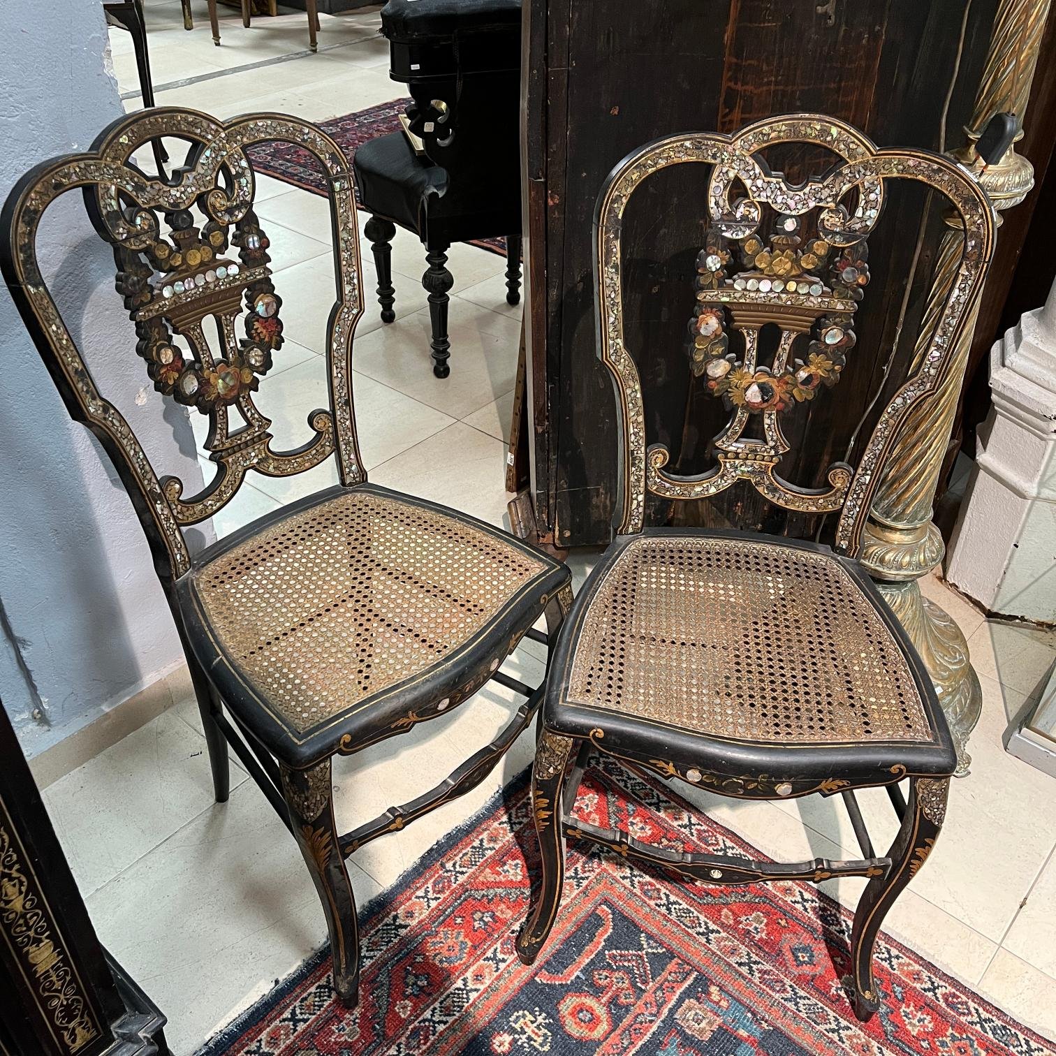 Par de sillas Napoleón III