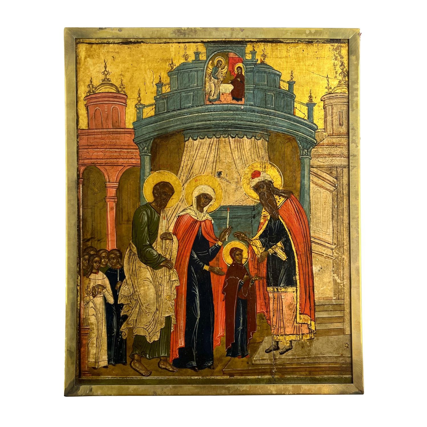 Ícono ortodoxo s. XVIII