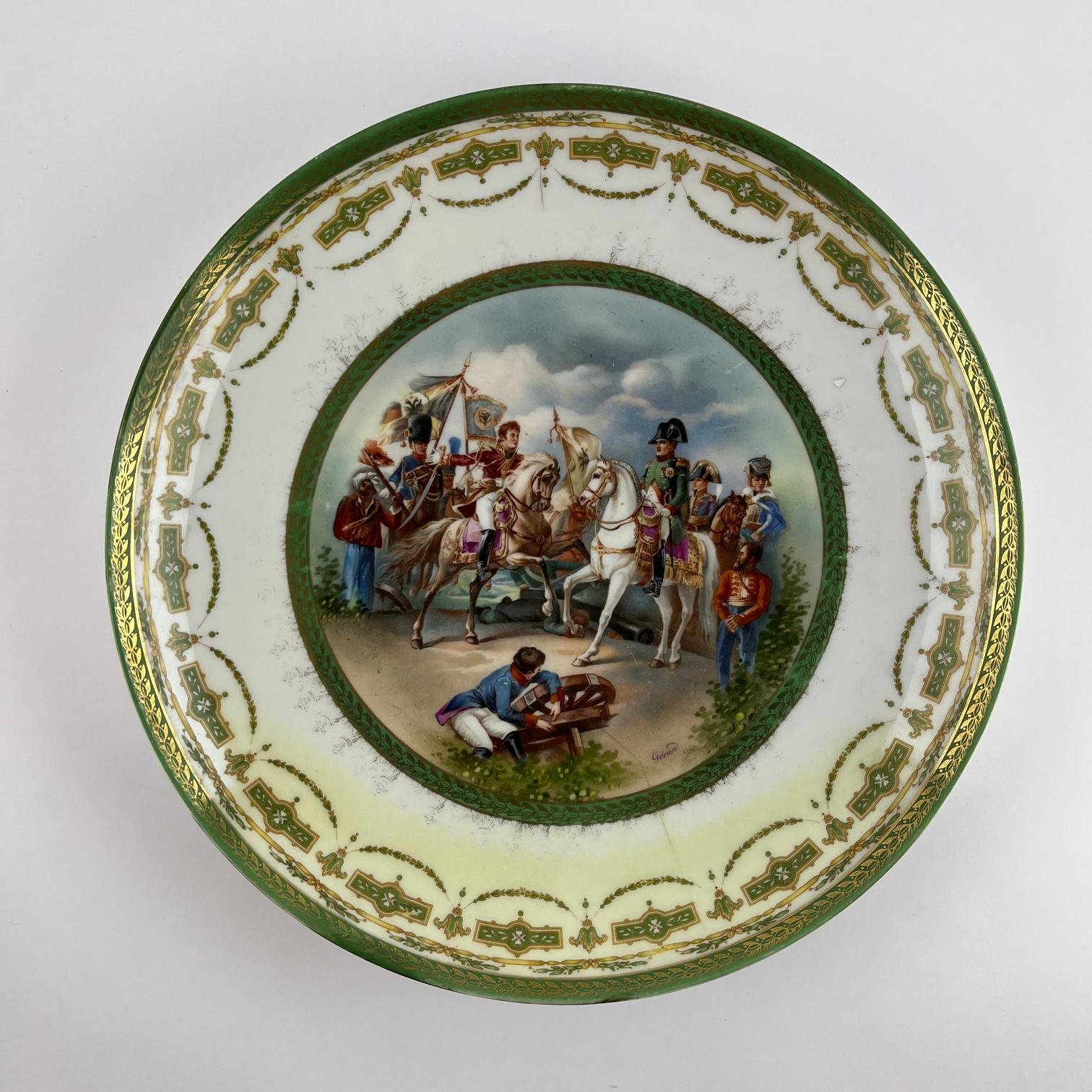 Plato en porcelana Capodimonte "Austerlitz"