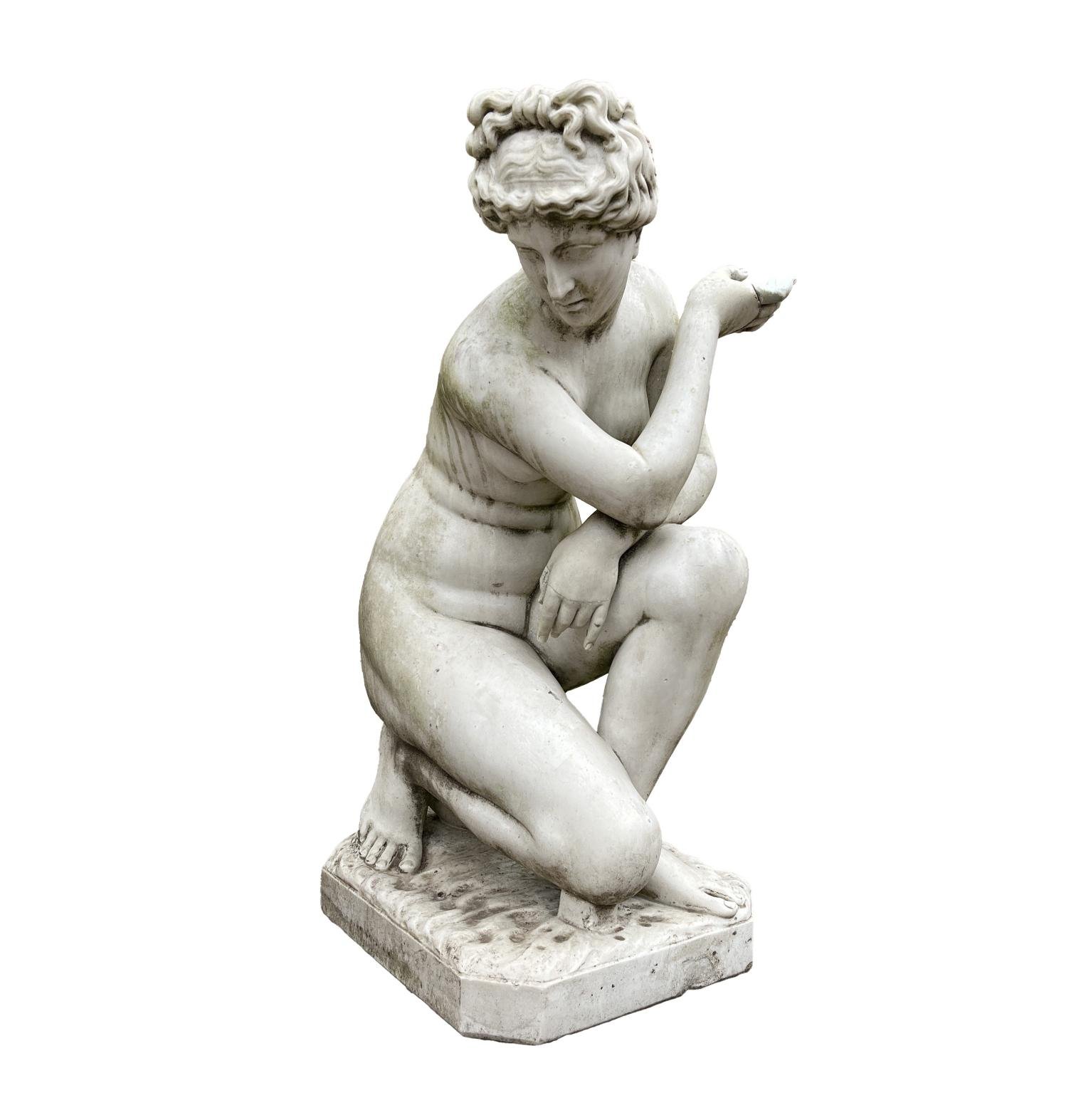 Escultura en mármol "Venus del cántaro"