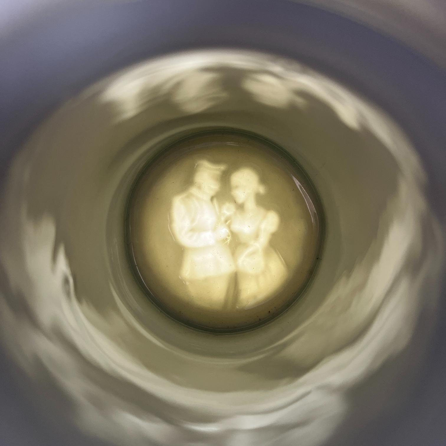 Dos tankards alemanes en porcelana - Imagen 3