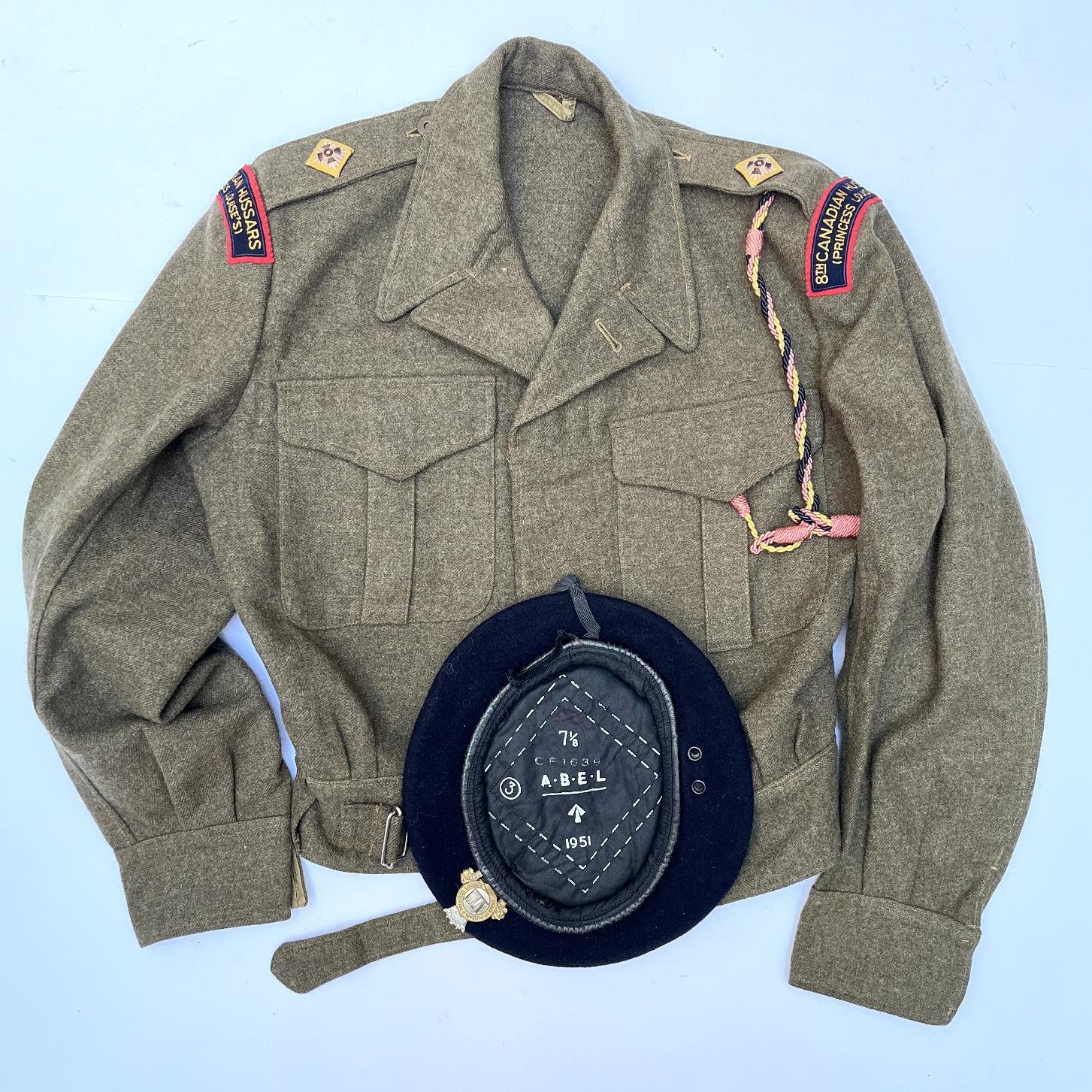 Chaqueta y boina canadienses