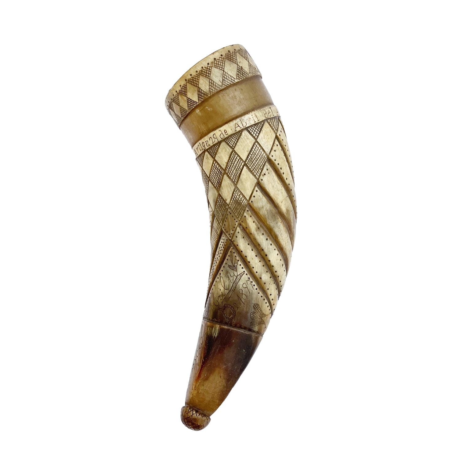 Vaso tropero en guampa