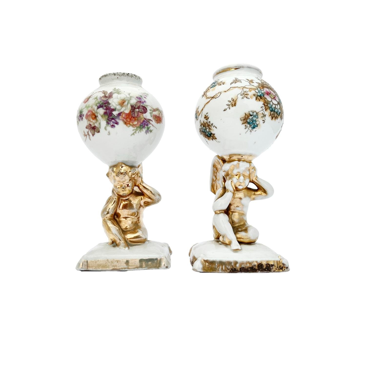 Dos mates en porcelana