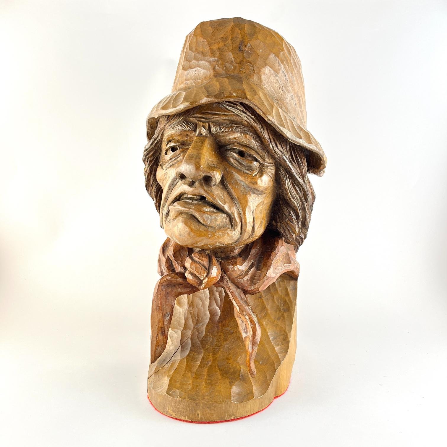 Escultura "Cabeza de gaucho"