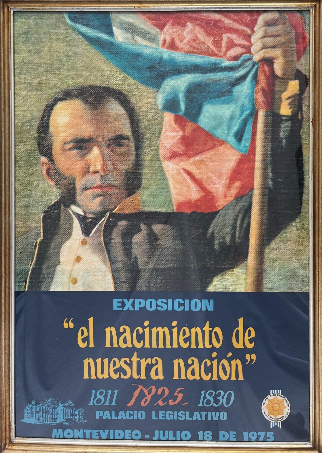 Afiche "El Nacimiento de Nuestra Nación" 1975
