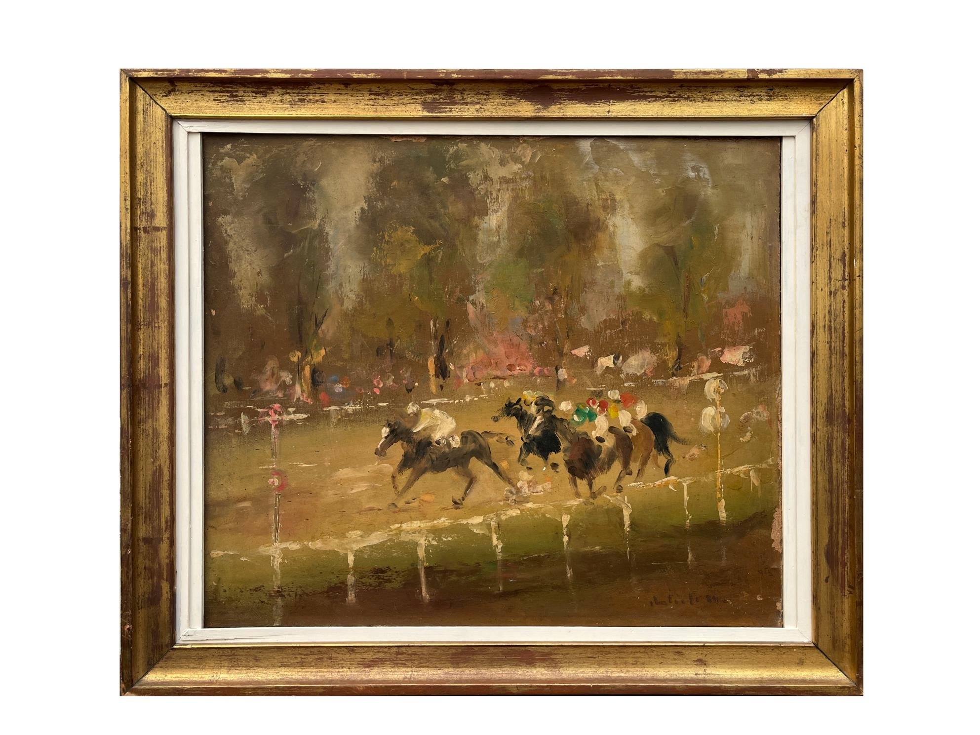 Ulda Rubiolo "Carrera en el hipódromo"