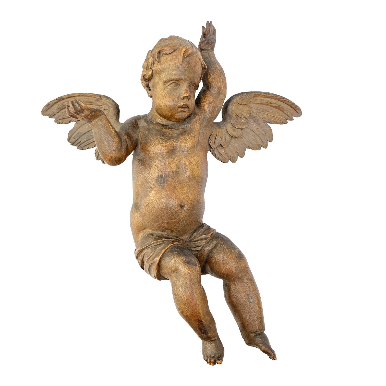 Escultura en madera "Ángel"