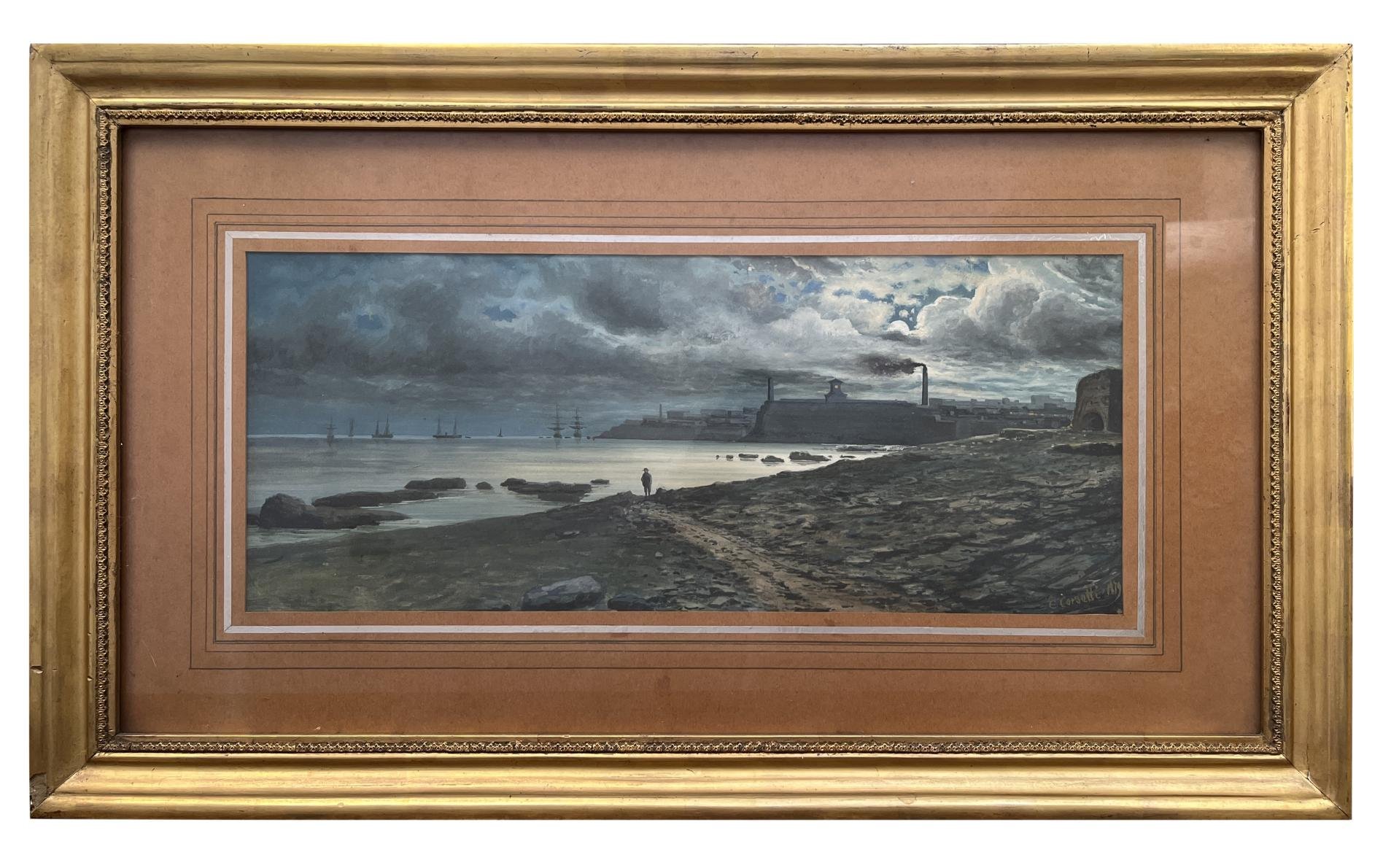 Carlo Corsetti "Vista de Montevideo"