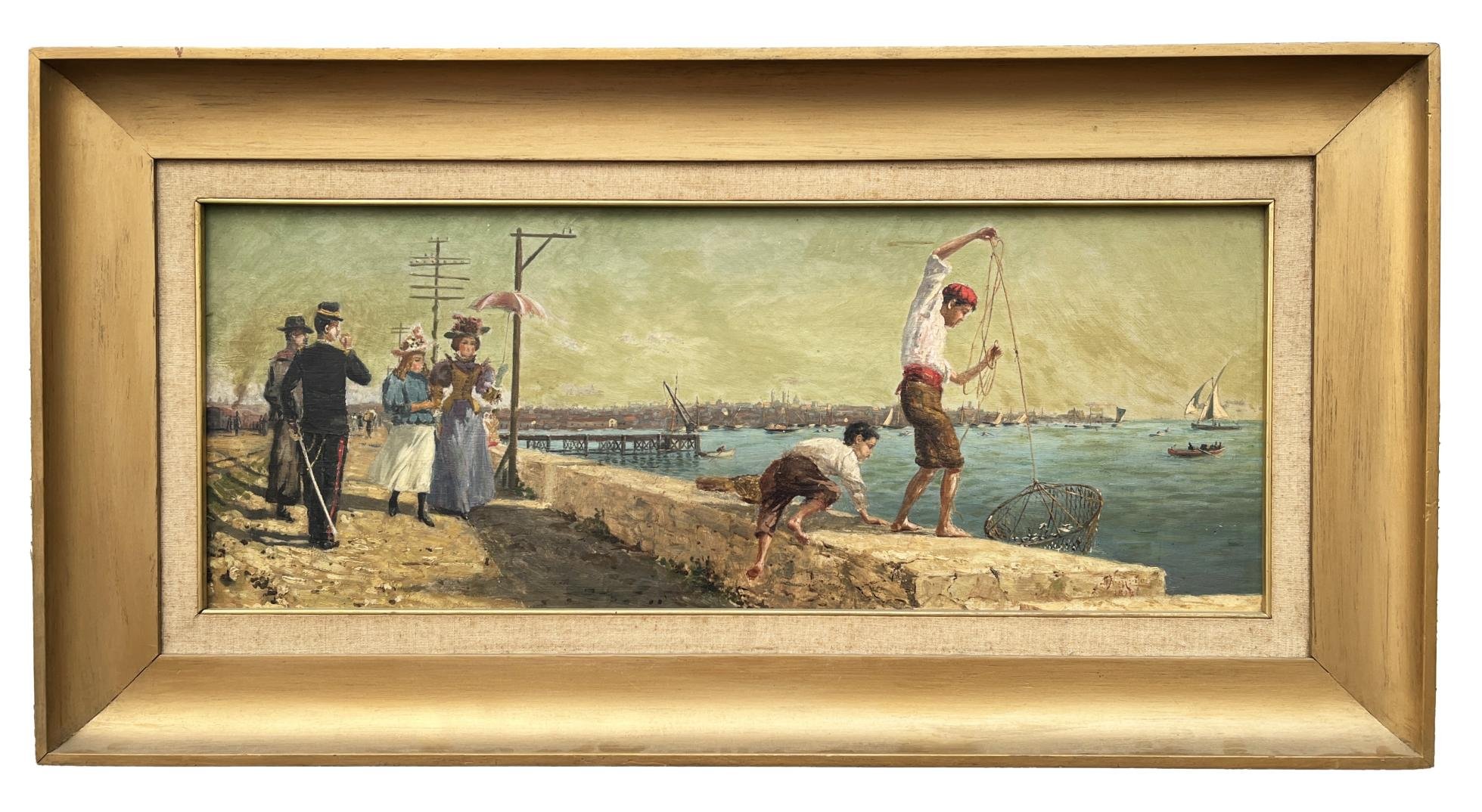 Paolo di Nunzio "Domingo en la bahía de Montevideo"
