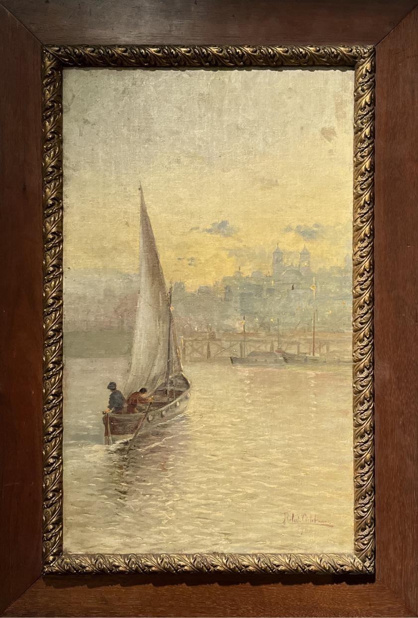 Roberto Castellanos "Marina en Montevideo"