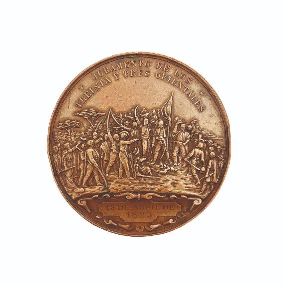 Medalla en bronce Treinta y Tres Orientales