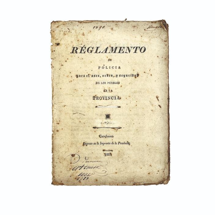 Reglamento de Policía 1827