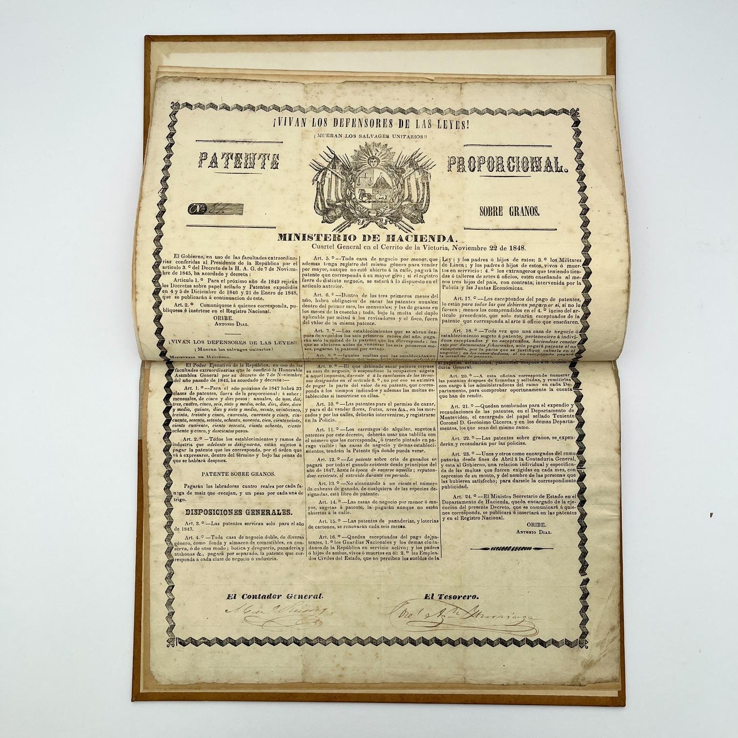 Documento Guerra Grande 1848