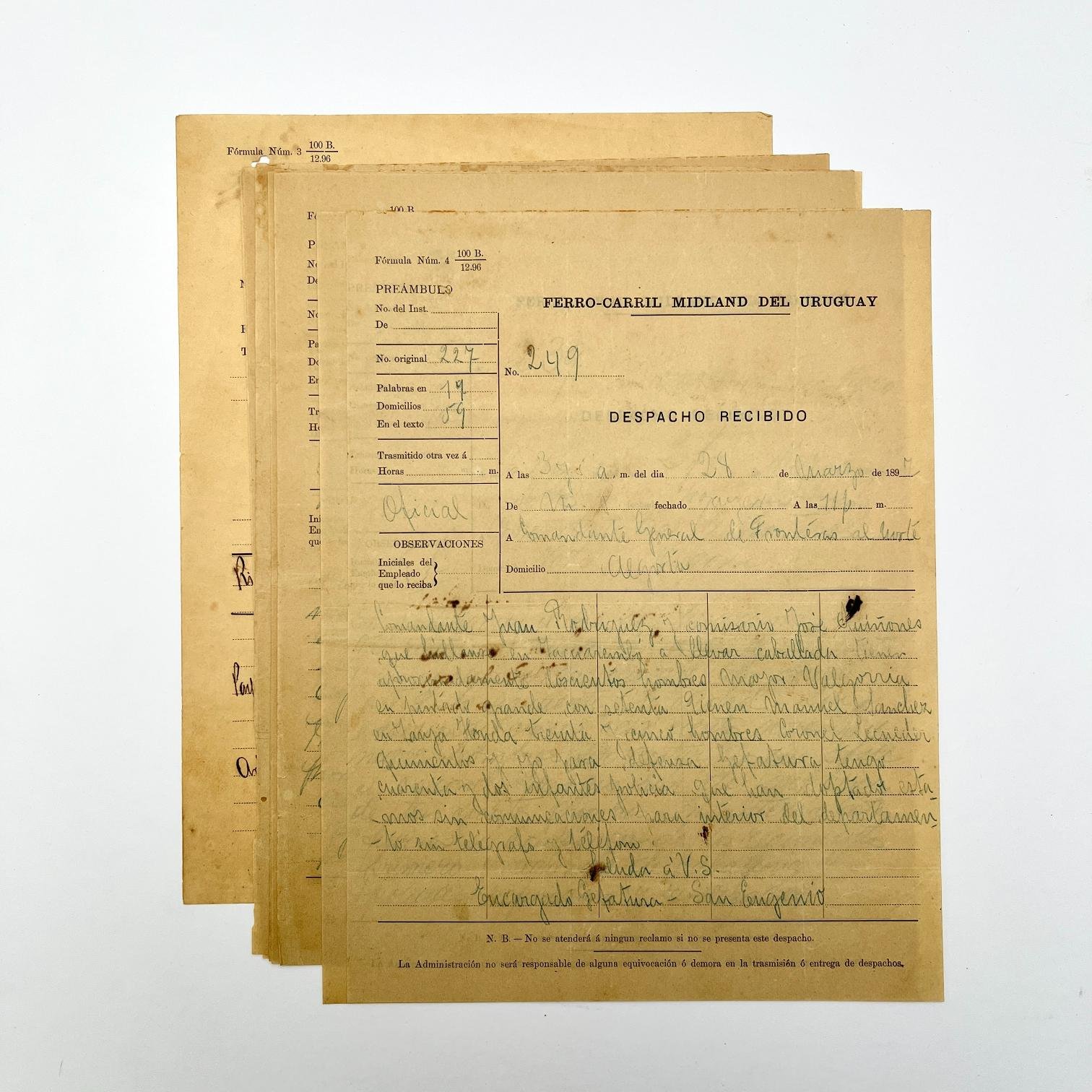 Documento revolución 1897